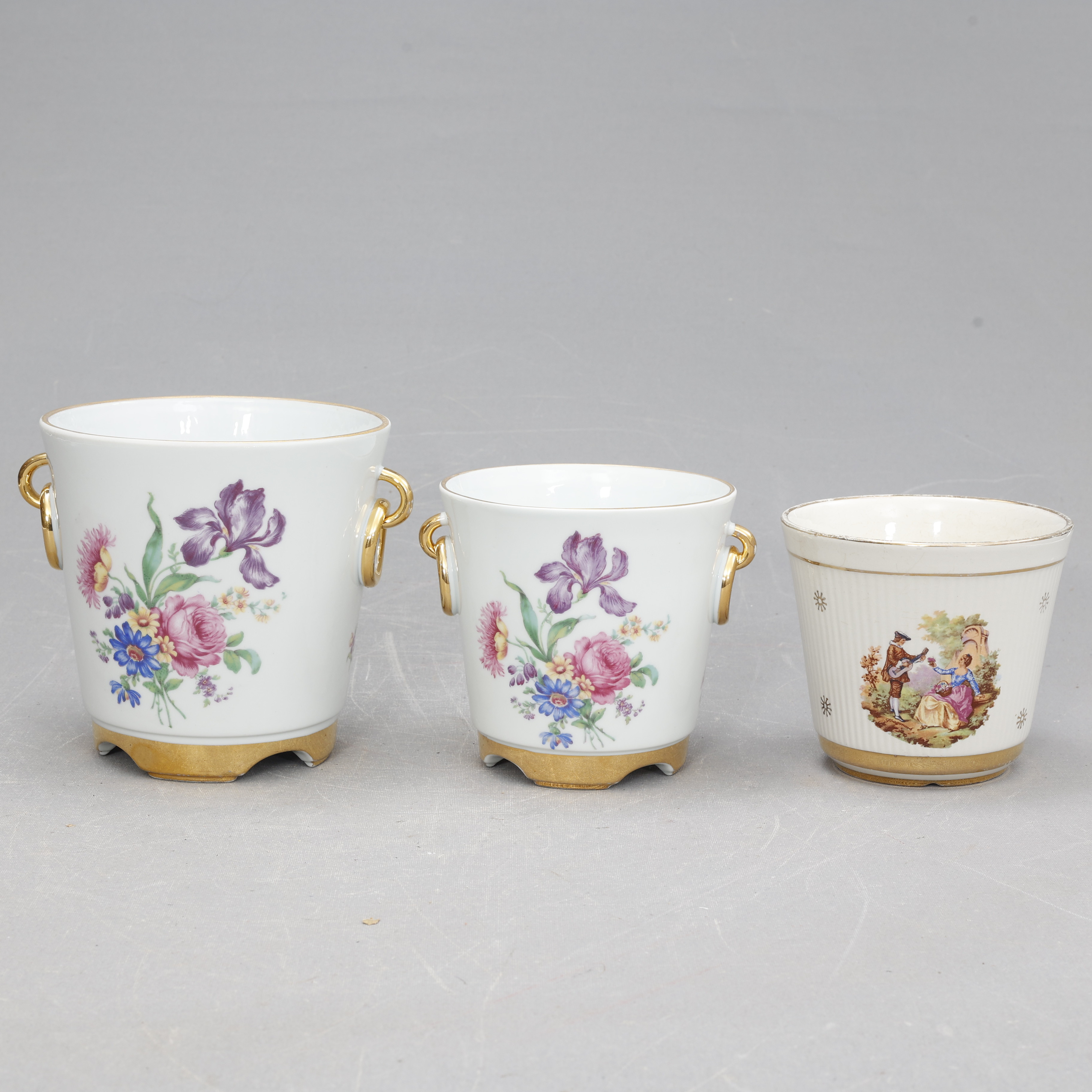 KRUKOR, 3 stycken, Gefle samt Hackefors.