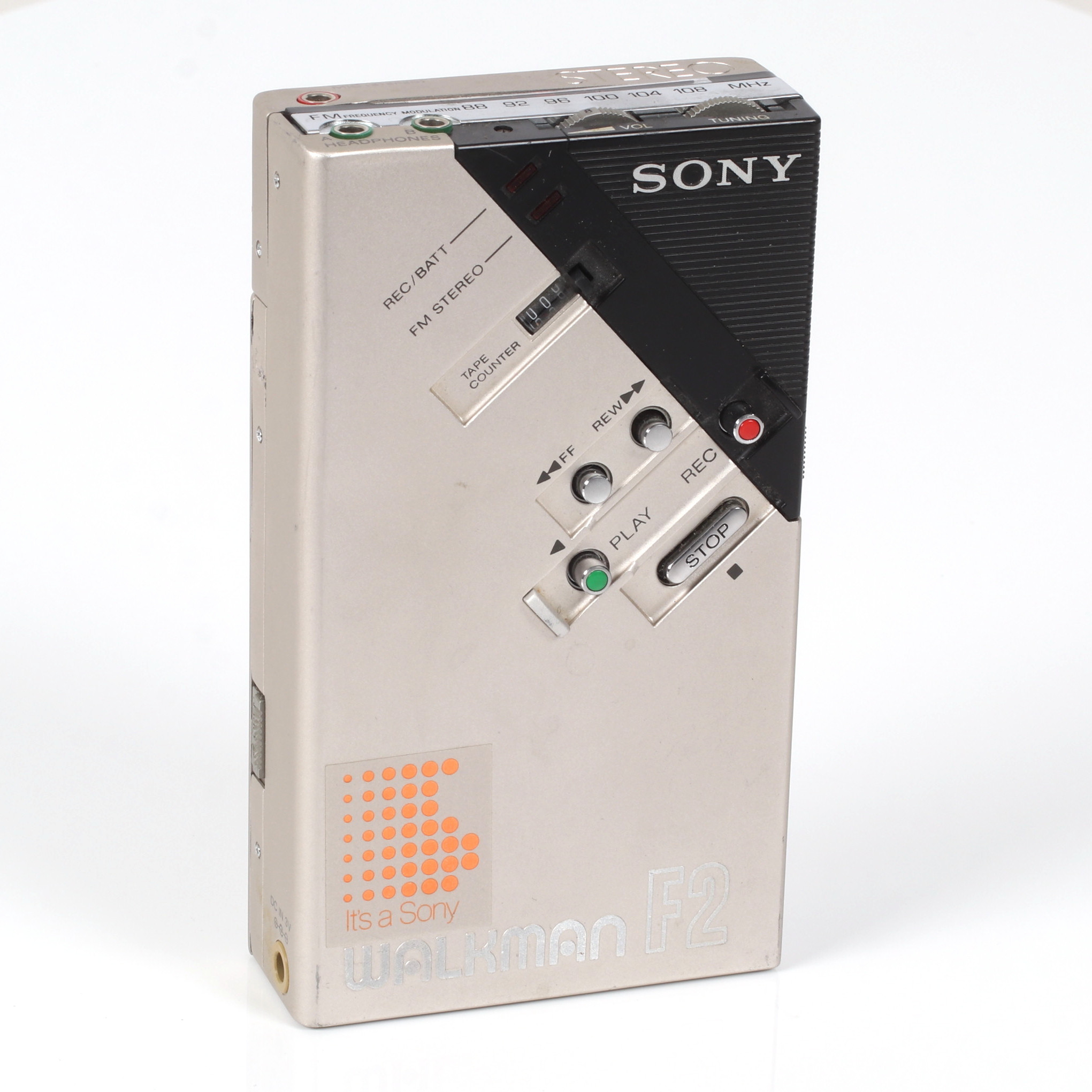 SONY WALKMAN, WM F2. 1980-tal.