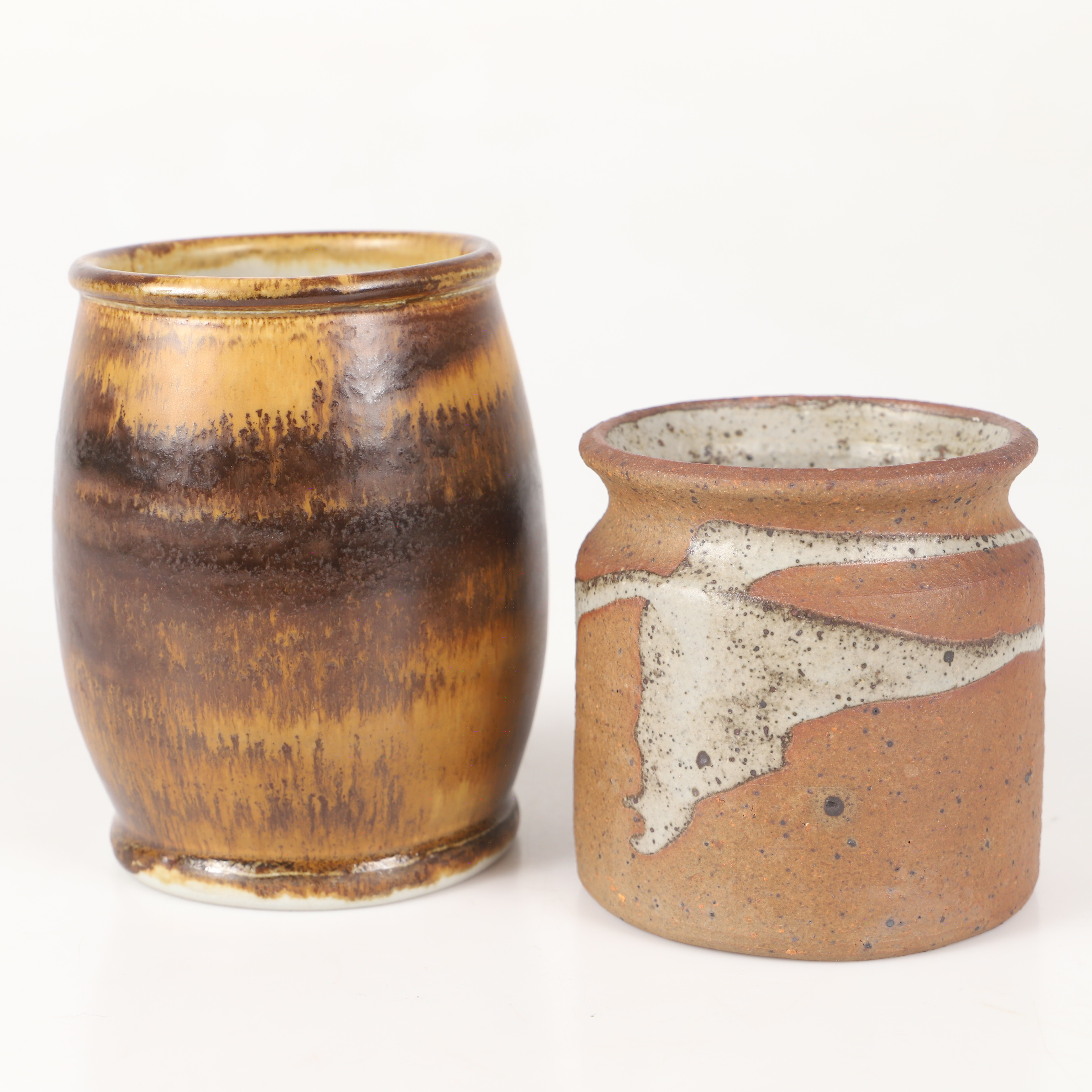 VASER, 2 stycken, keramik, bl. a. Rolf Palm.