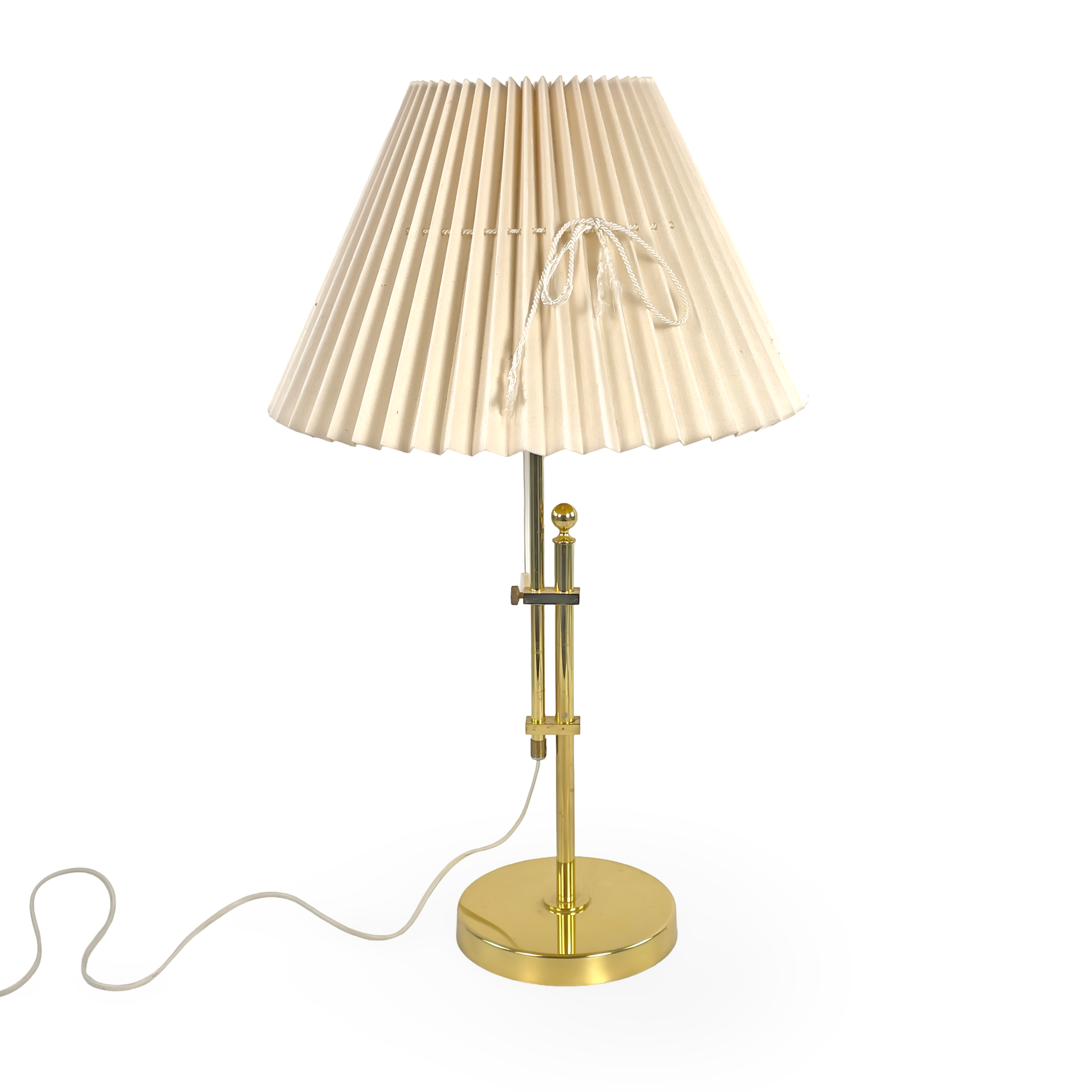 BORDSLAMPA, mässing, Bergboms, 1900-talets andra hälft.