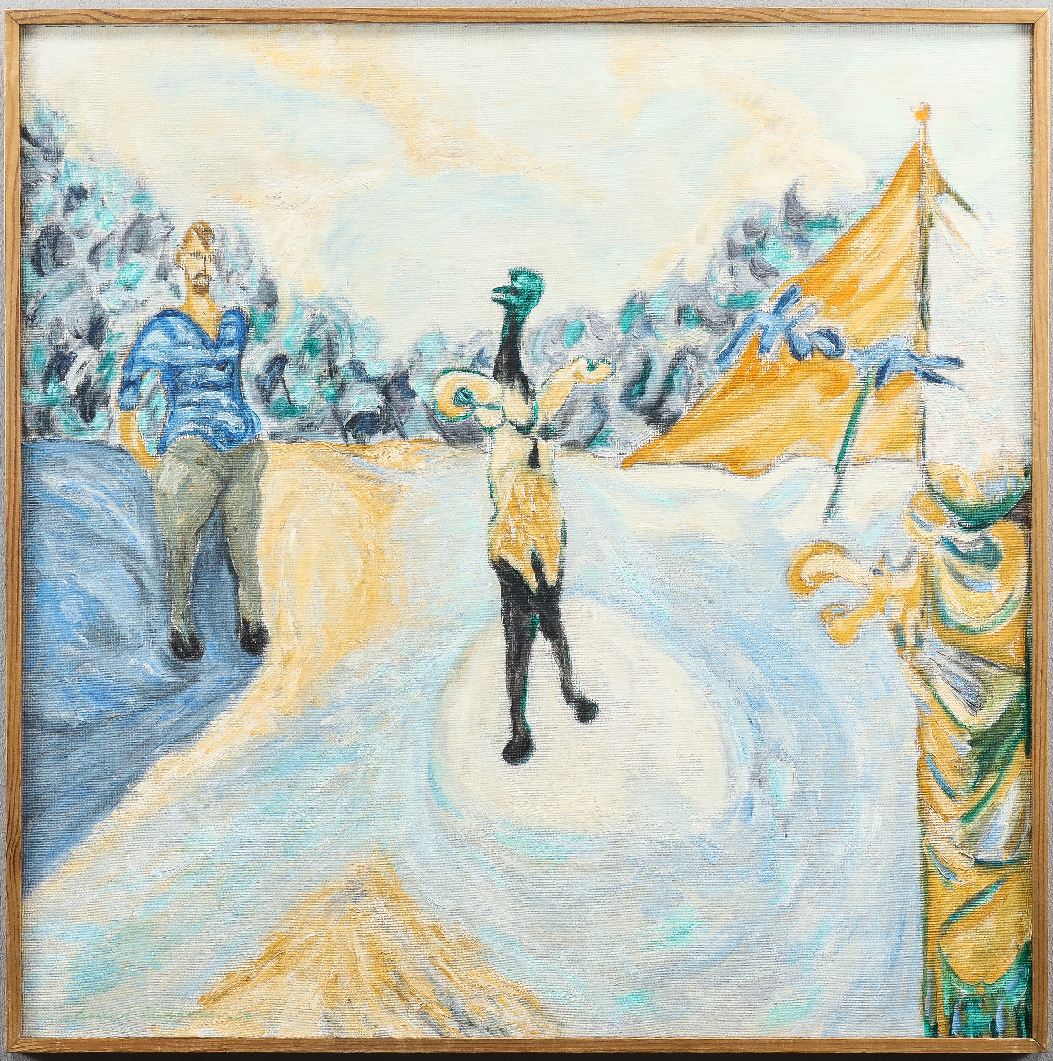 LENNART LINDHOLM. "Skådespel" 1963.