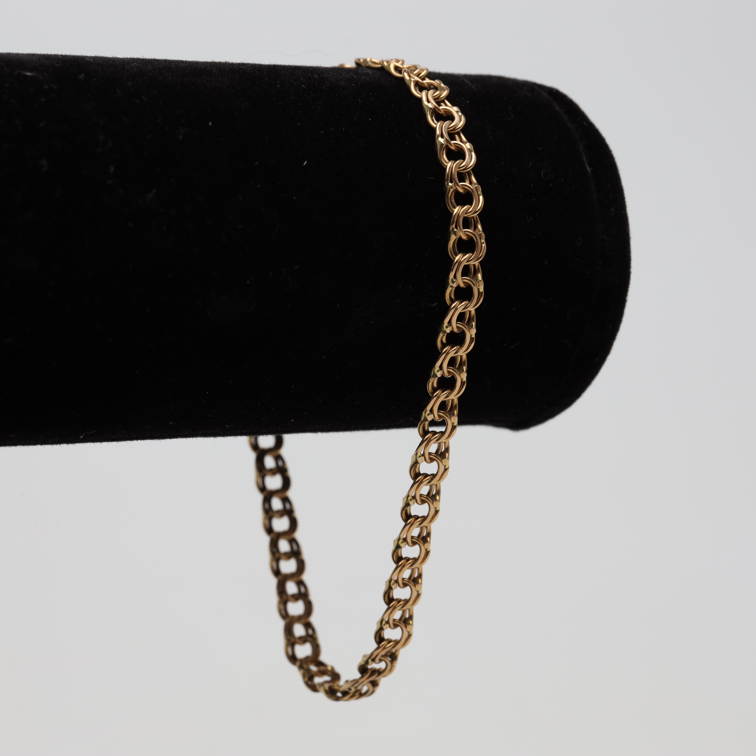 ARMBAND, Bismarck, 18K, guld, vikt ca 7,6 gram.