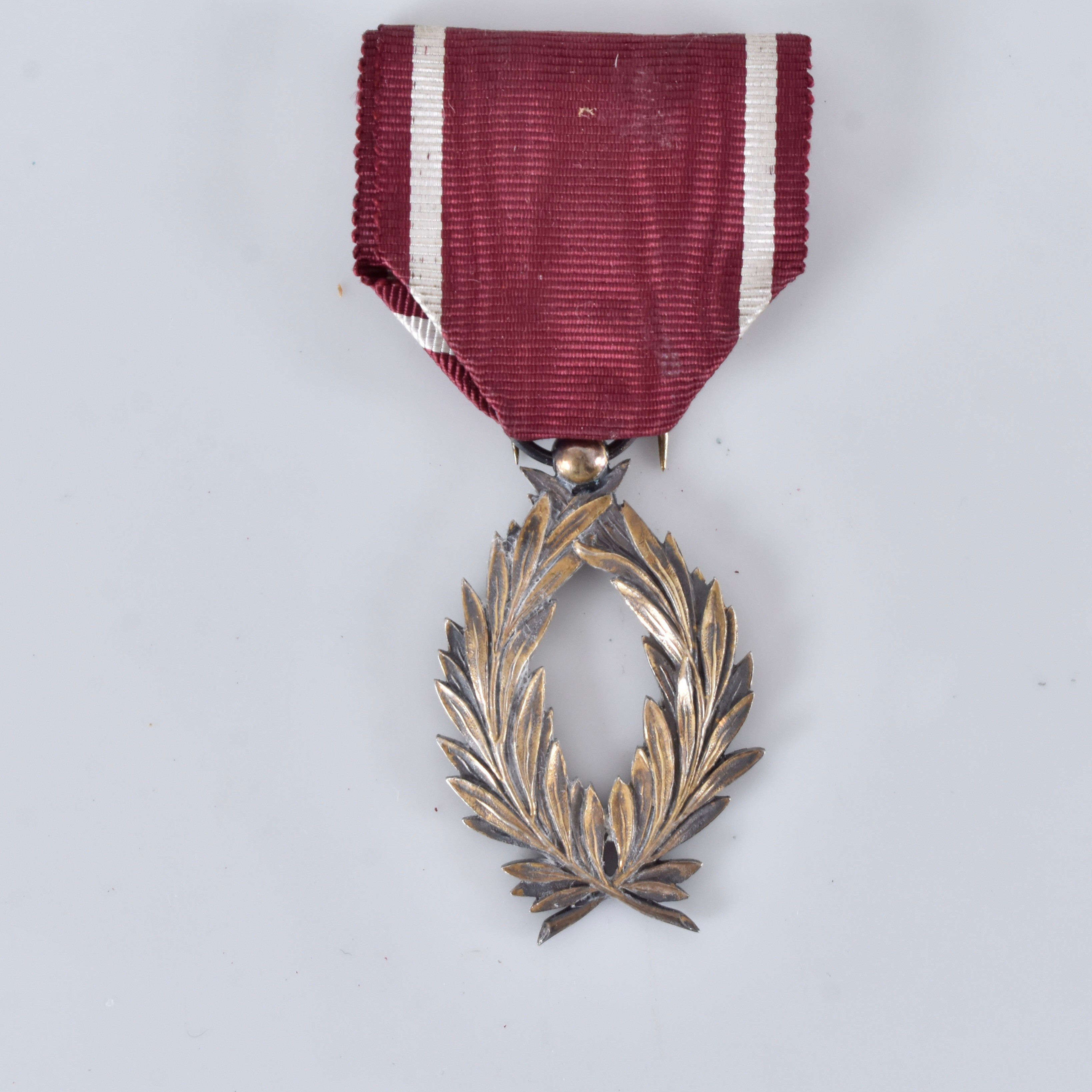 ORDENSTECKEN, förgyllt silver, Belgiska Kronordens Guldpalm.