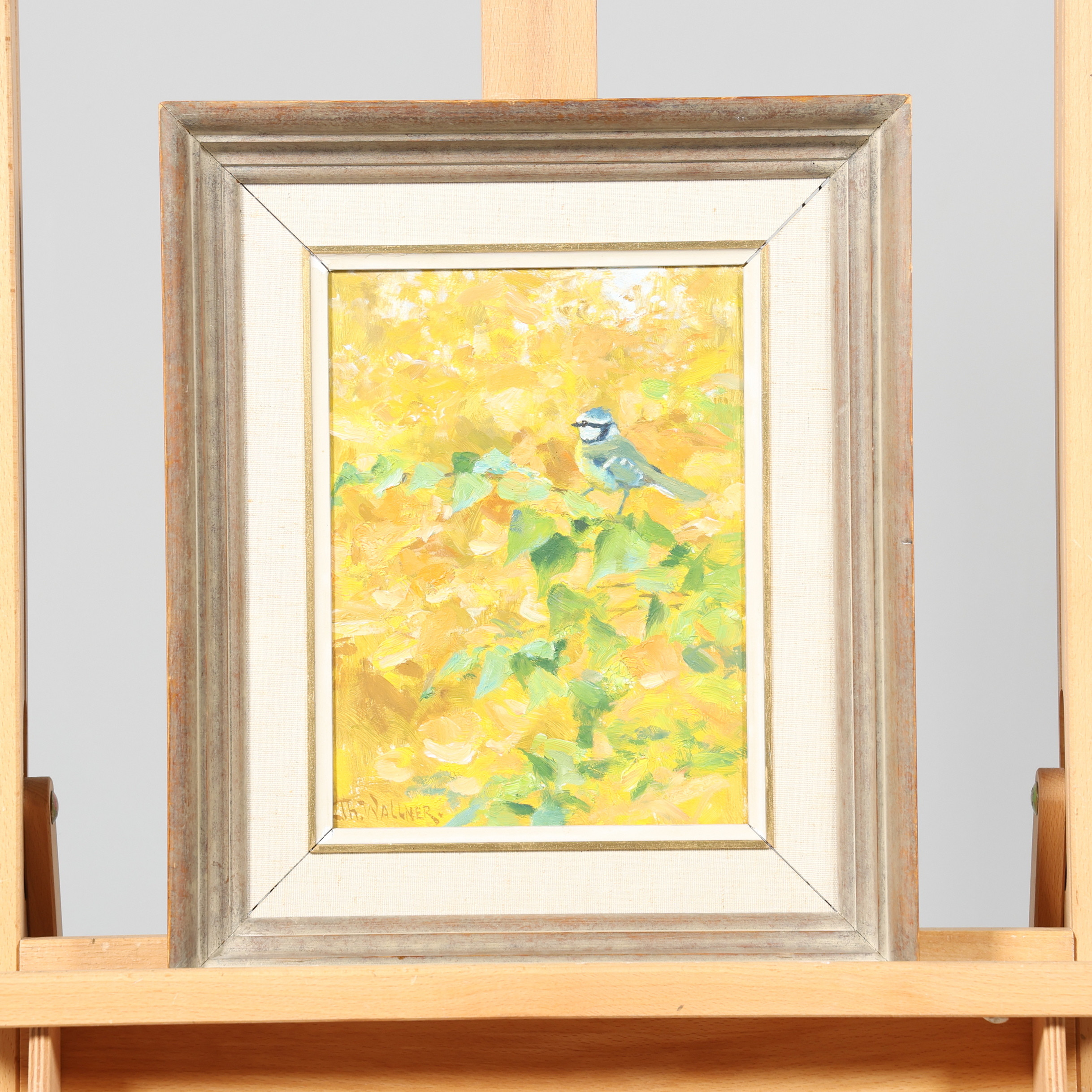 THURE WALLNER. OLJA PÅ PANNÅ, Signerad.