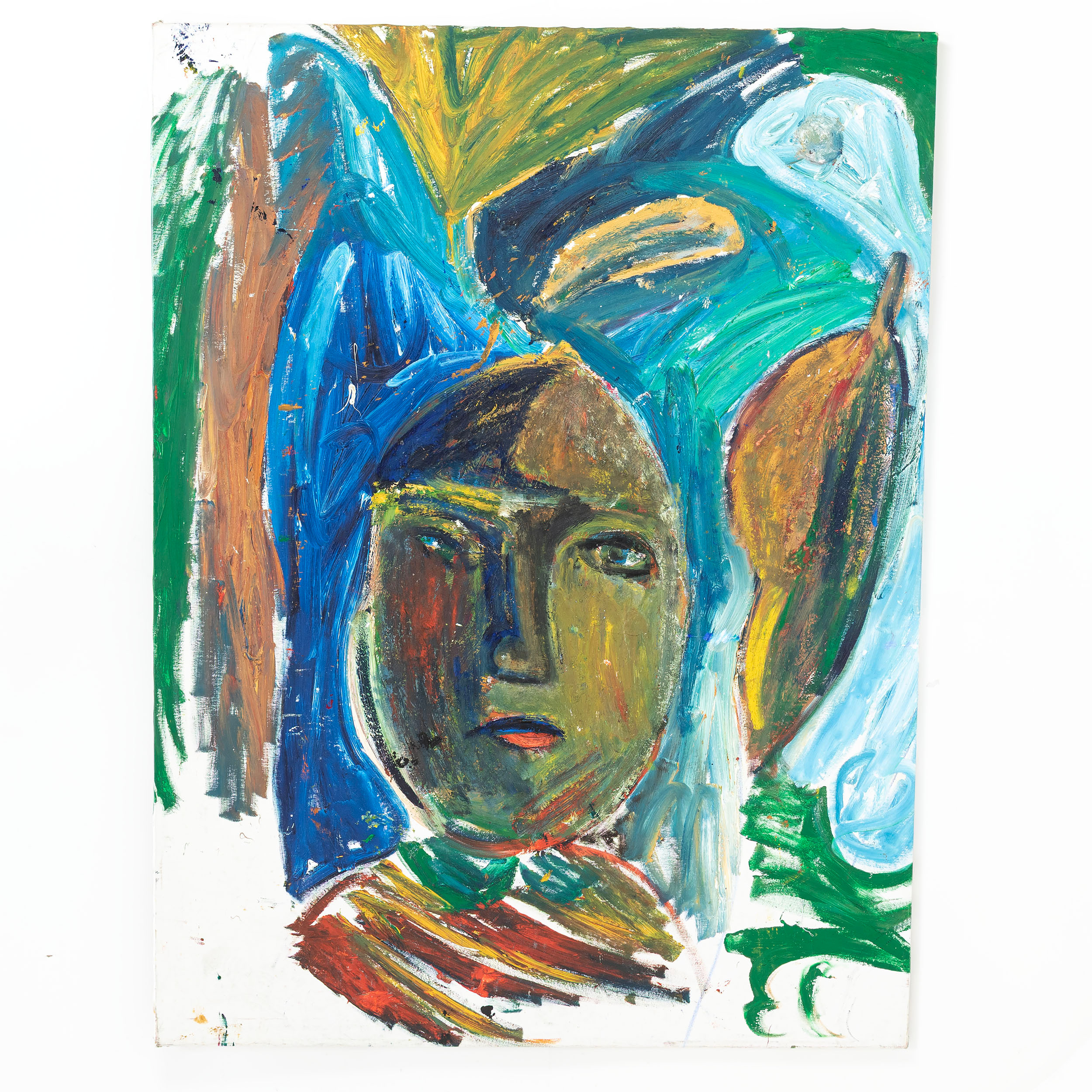 ERLAND CULLBERG. Olja på duk, "Robin Hood", signerad.