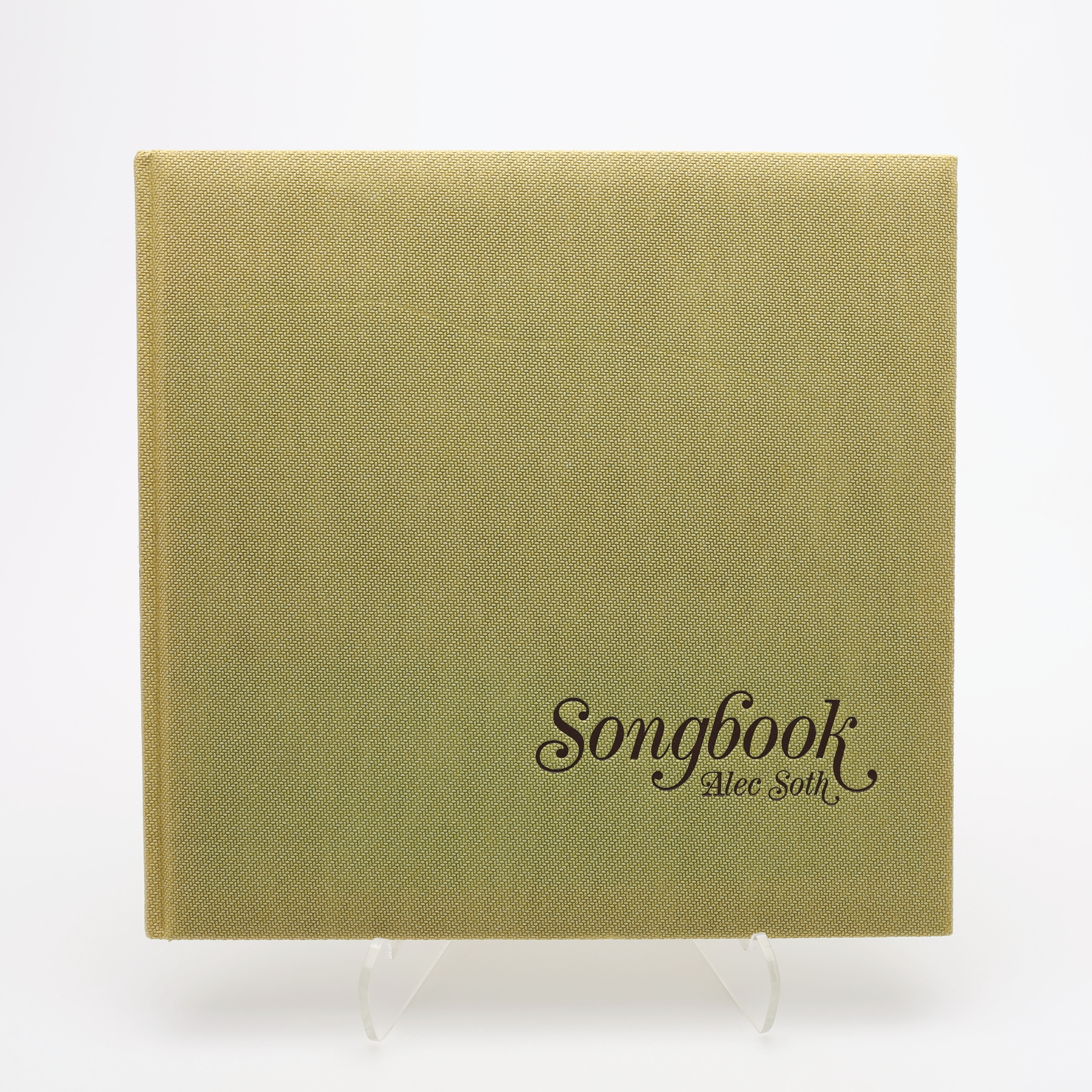 FOTO. DEN AMERIKANSKE FOTOGRAFEN ALEC SOTHS "SONGBOOK" I FÖRSTA UPPLAGAN, 2015 - SIGNERAD.