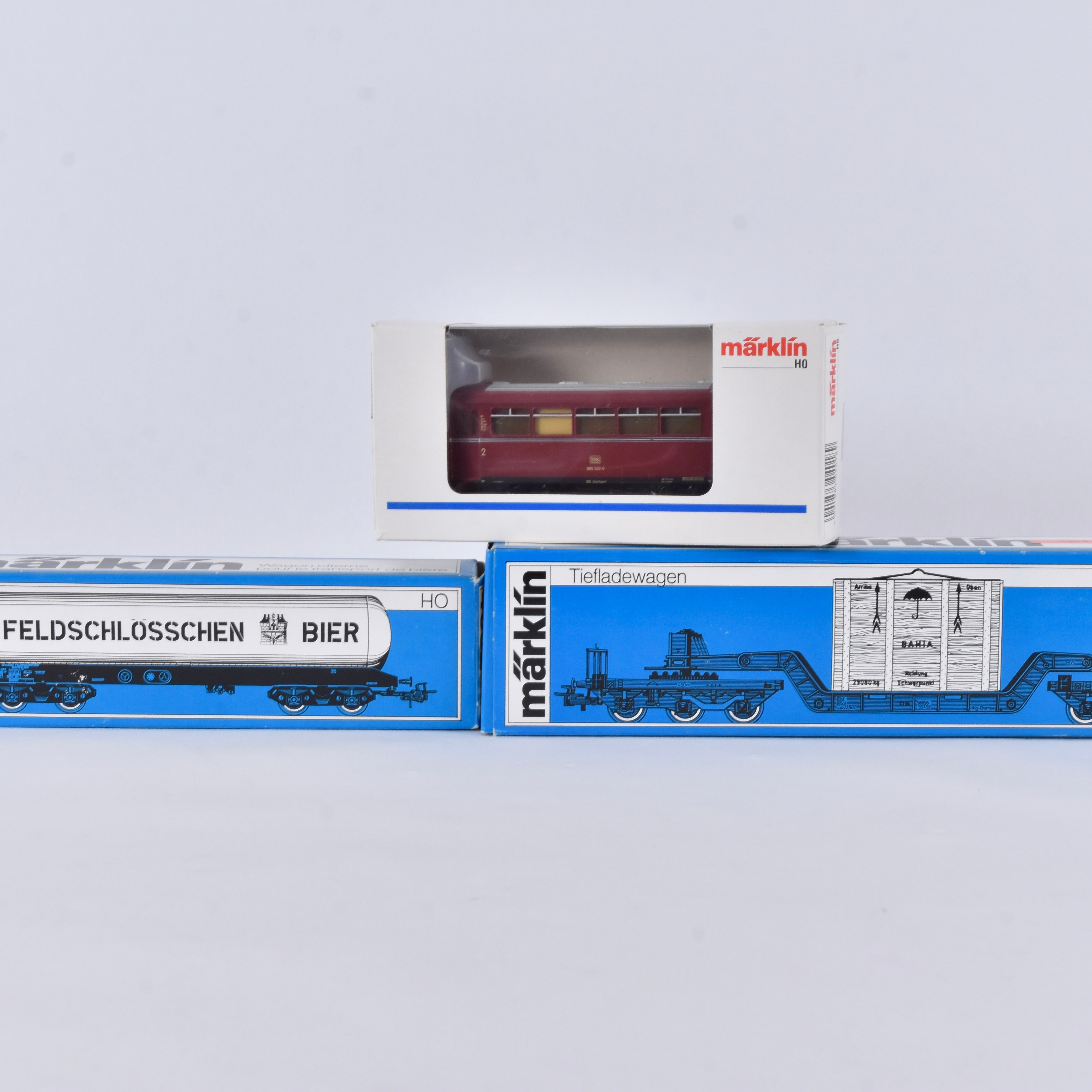 VAGNAR, 3-stycken, Märklin, 4018, 4632, 4618.