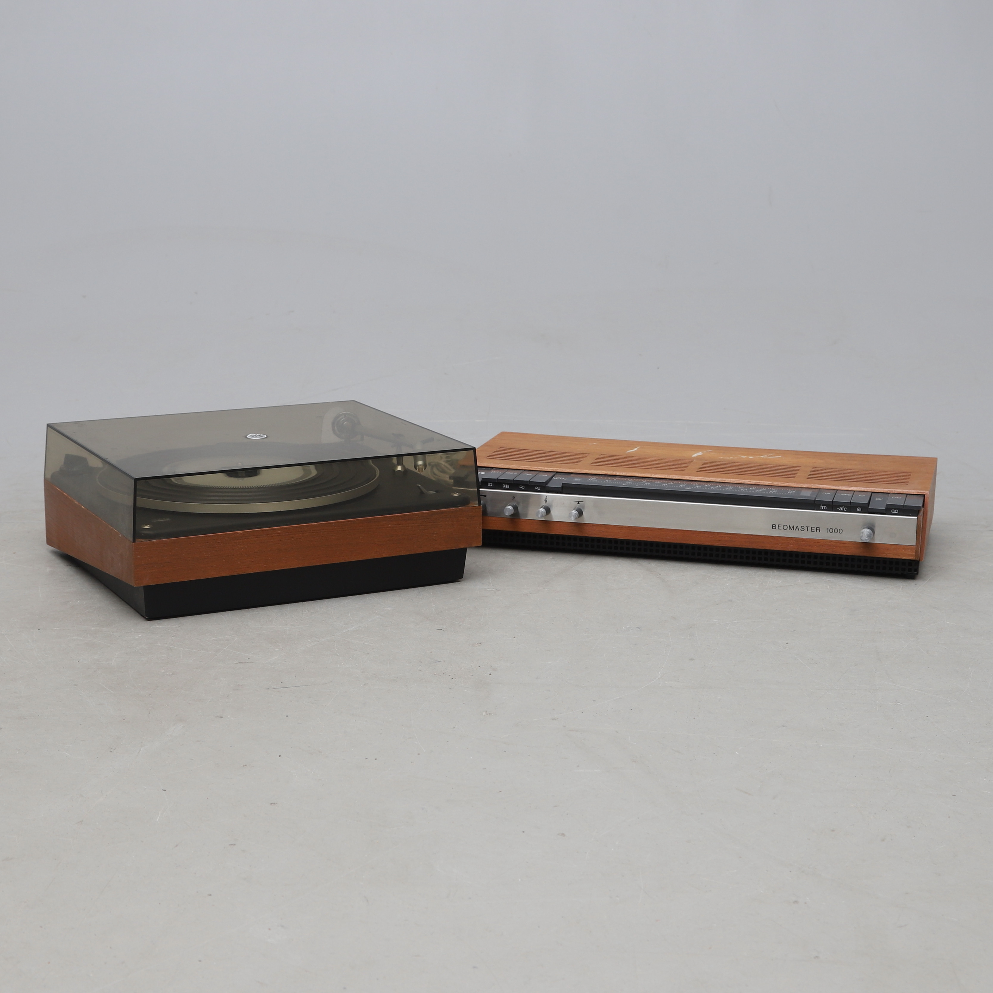 STEREO, 2 delar, "Beomaster 1000", Bang & Olufsen, Danmark, 1960-tal.