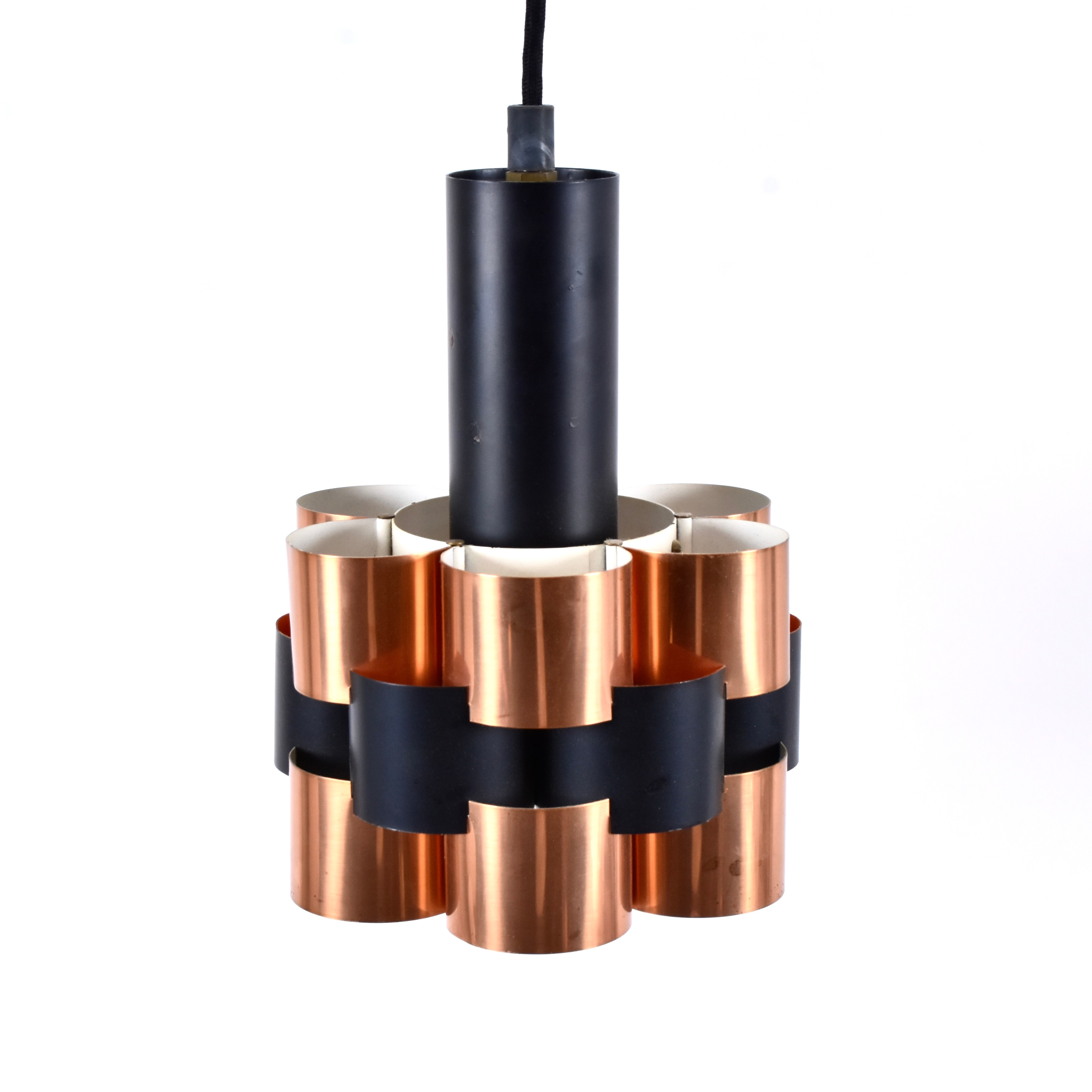 WERNER SCHOU. Taklampa, Coronell Elektro, Danmark 1960-tal.