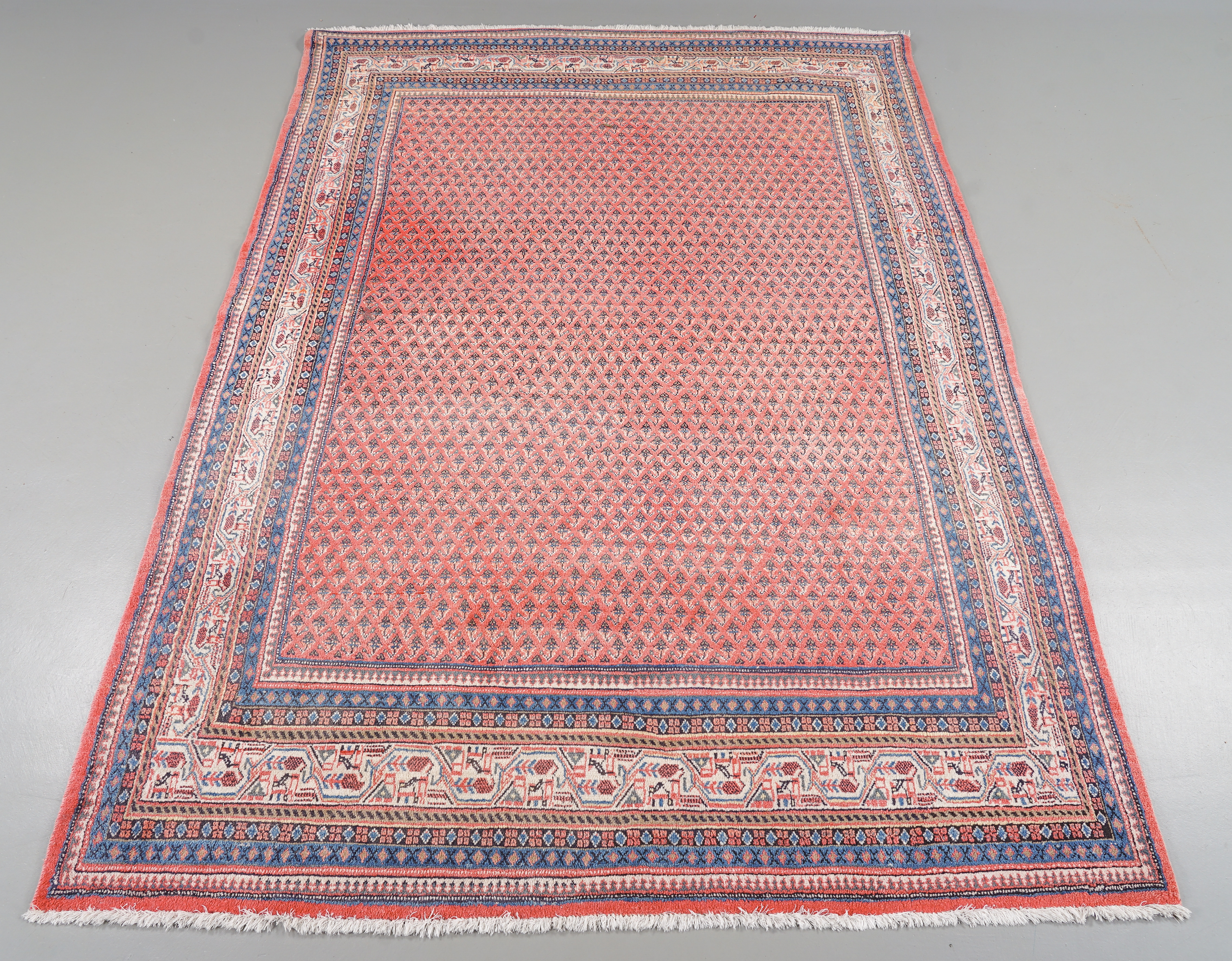 SALONGSMATTA Serabend, Persisk, handknuten, 310x210 cm.