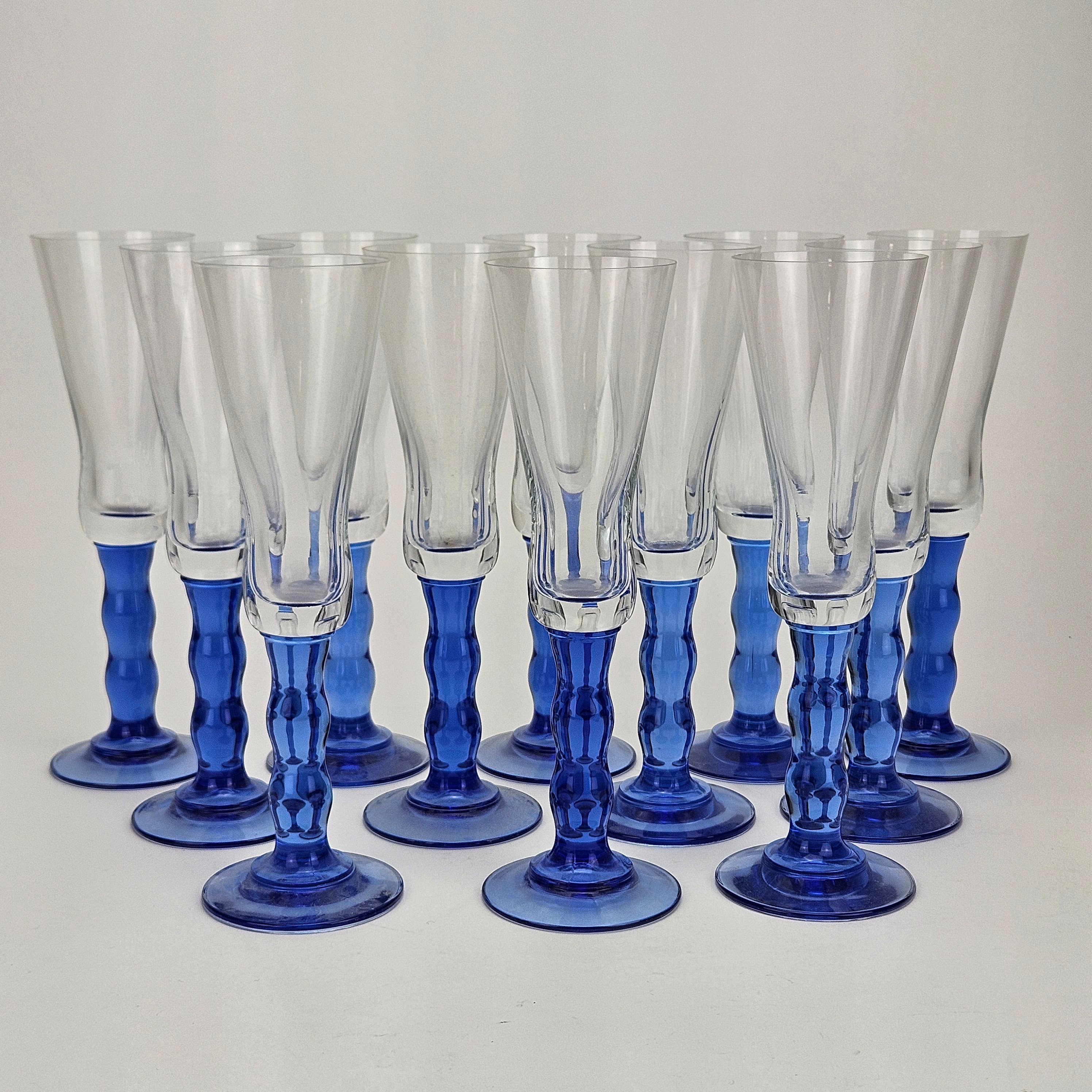 JACKIE LYND. Champagneglas, 12 st, "Jazz".