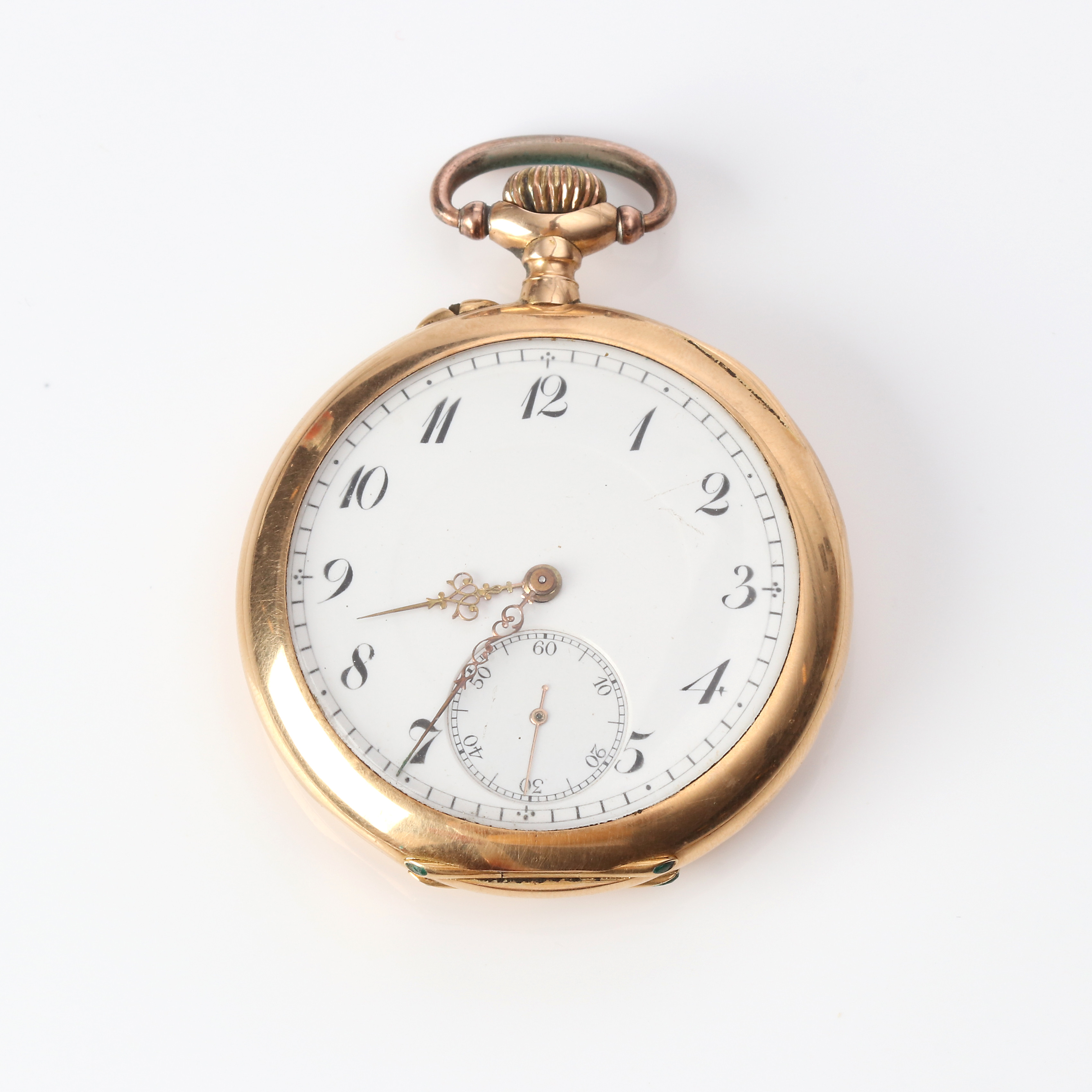 FICKUR. Boett i 18k guld, totalvikt ca 79,4 gram.