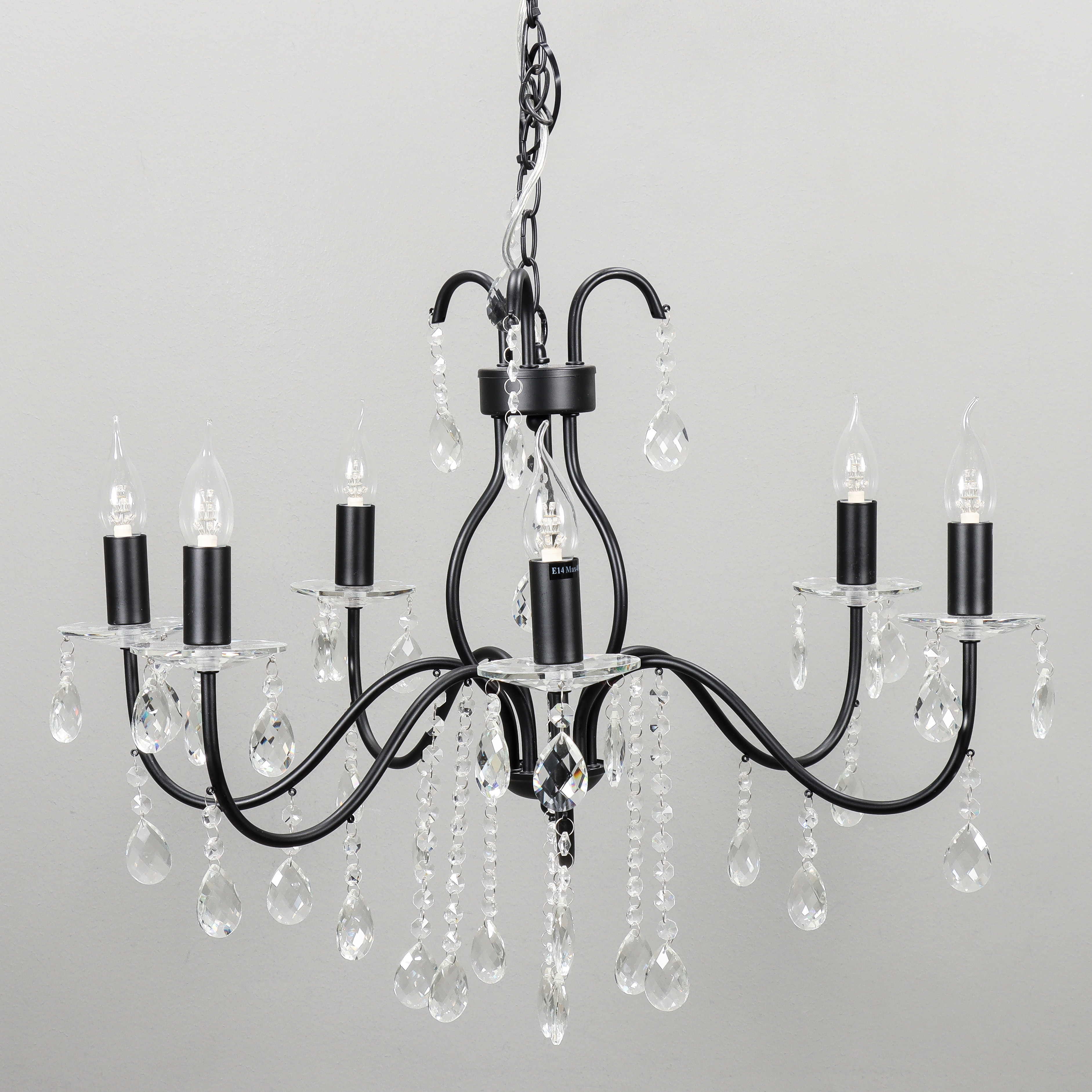 TAKLAMPA 6 ljuspunkter.