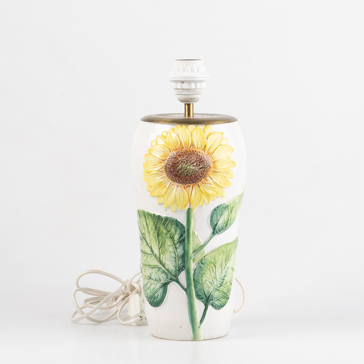 BORDSLAMPA, Italien, porslin, 1900-talets andra hälft.