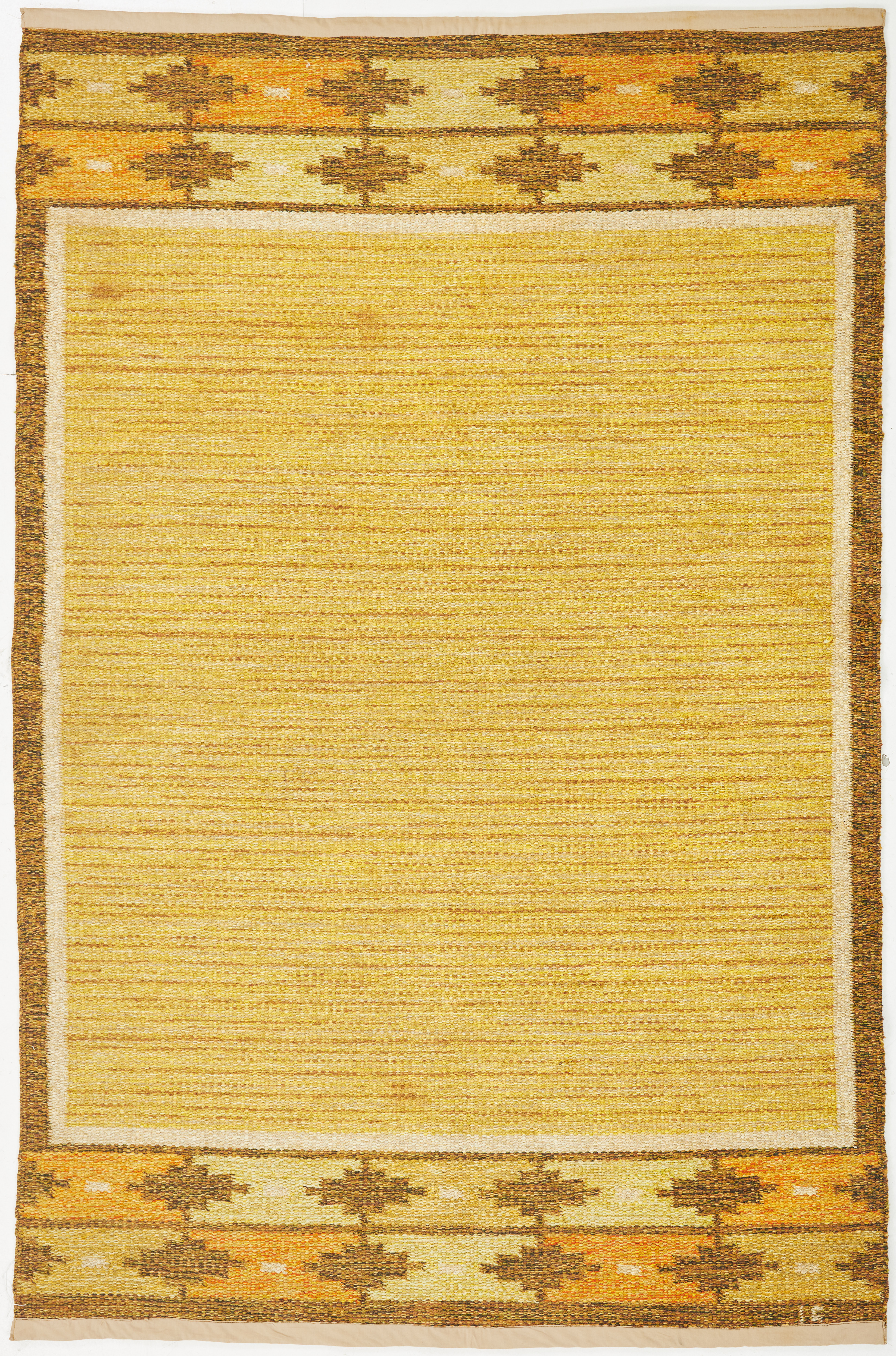 INGEGERD SILOW. matta, röllakan, signerad, ca 200x131 cm.