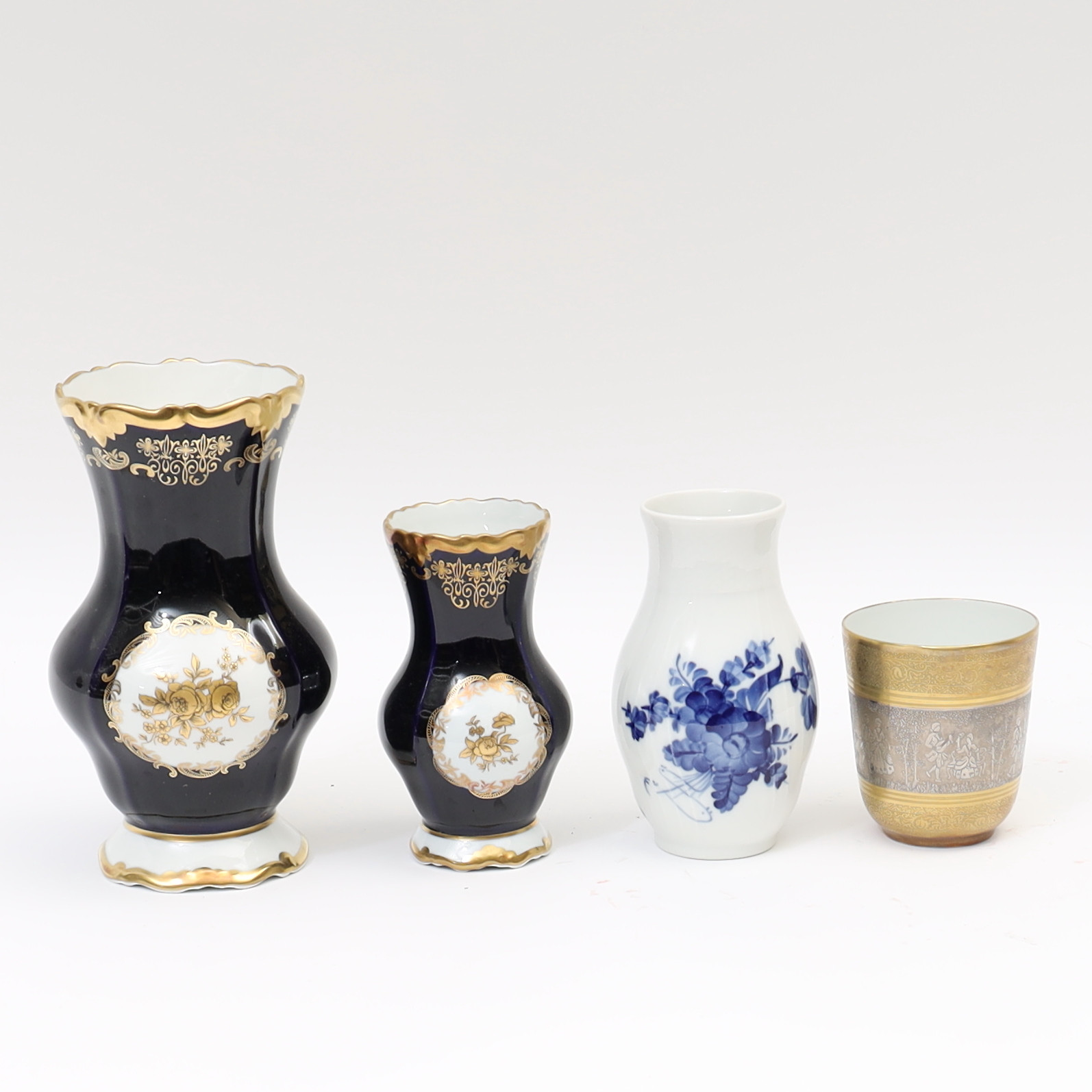 VASER, 4st, Weimar, Royal copenhagen samt hackefors.