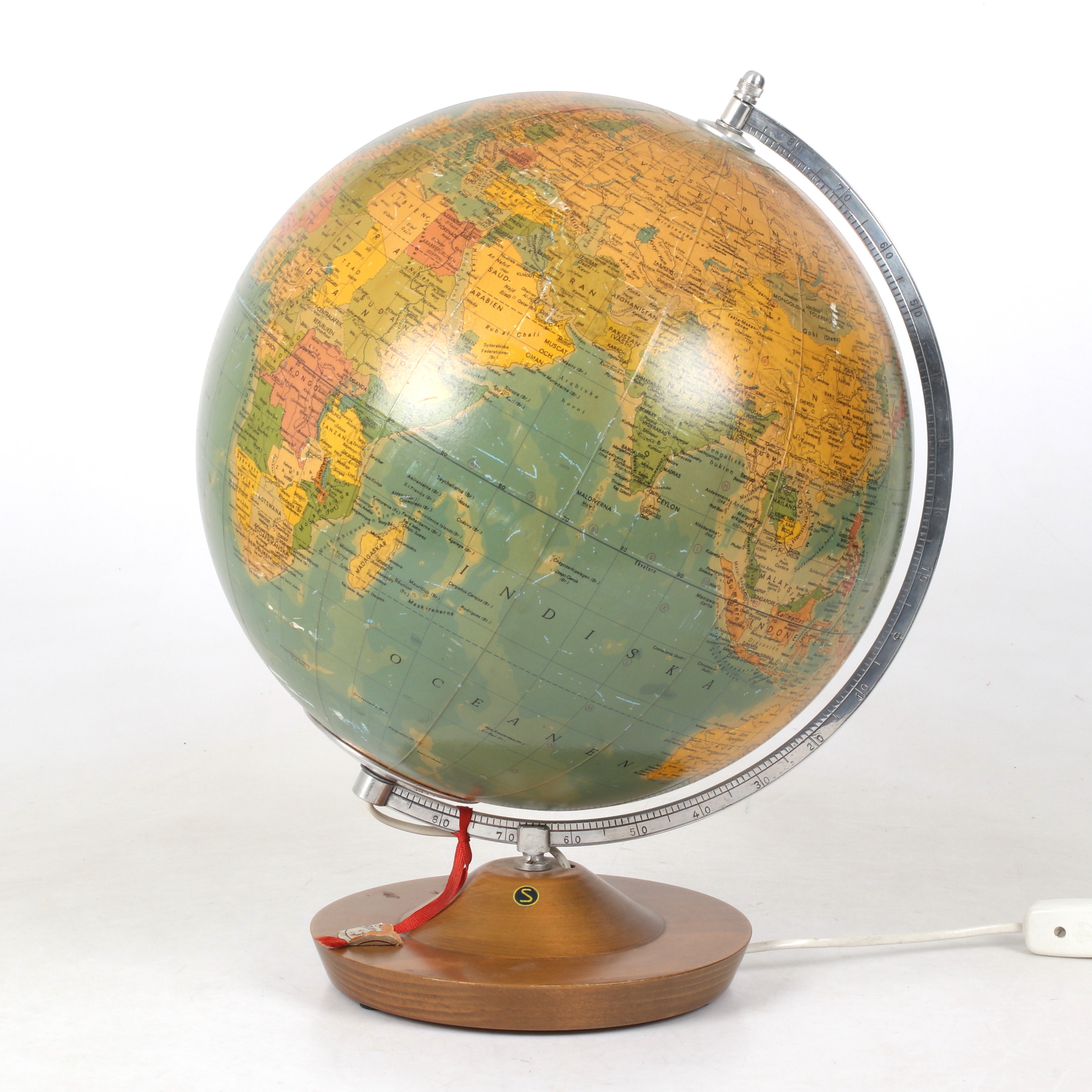 JORDGLOB, Räth Politiska, 1900-talets andra hälft.