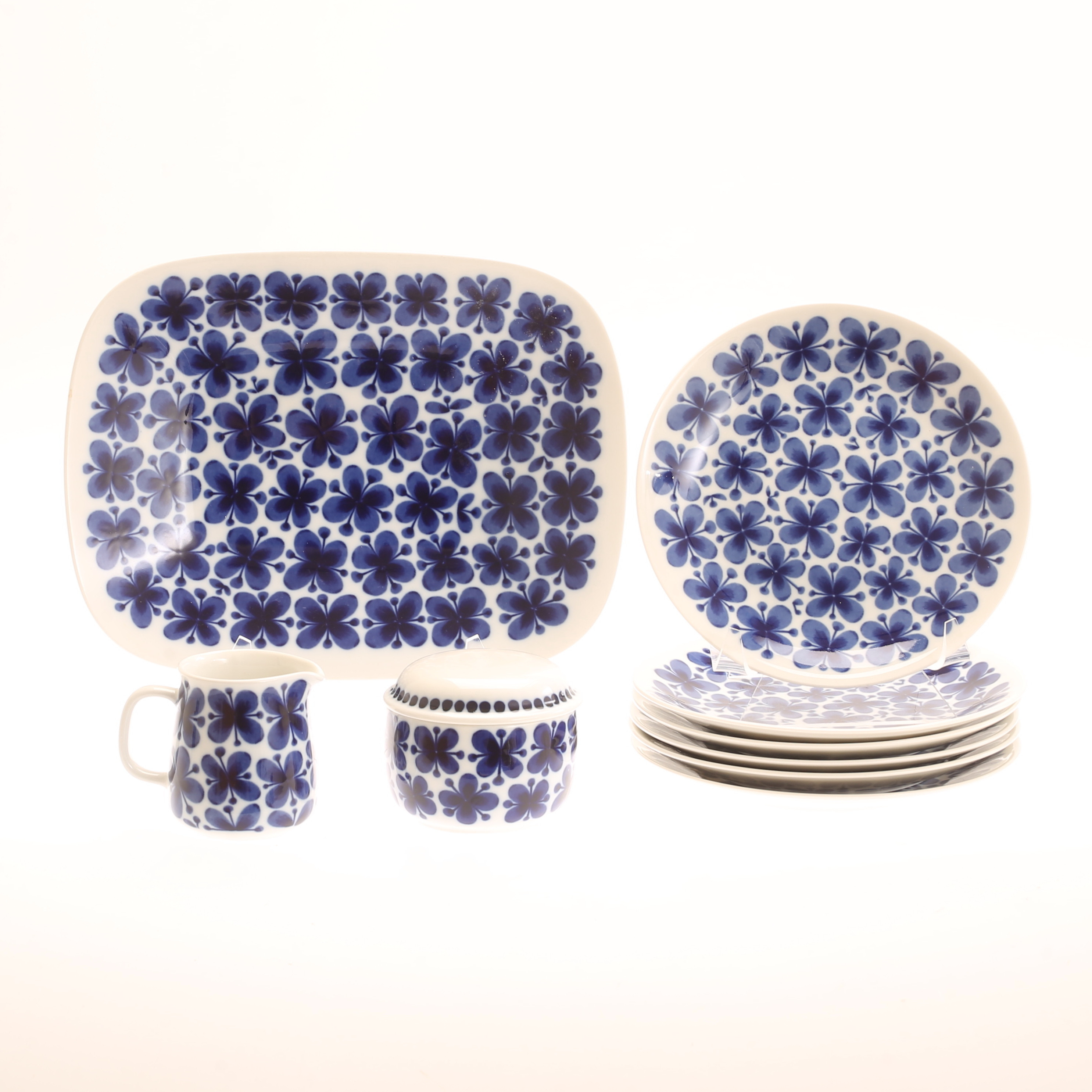 MARIANNE WESTMAN. Diverse porslin, 9 delar, porslin, "Mon Amie", Rörstrand.