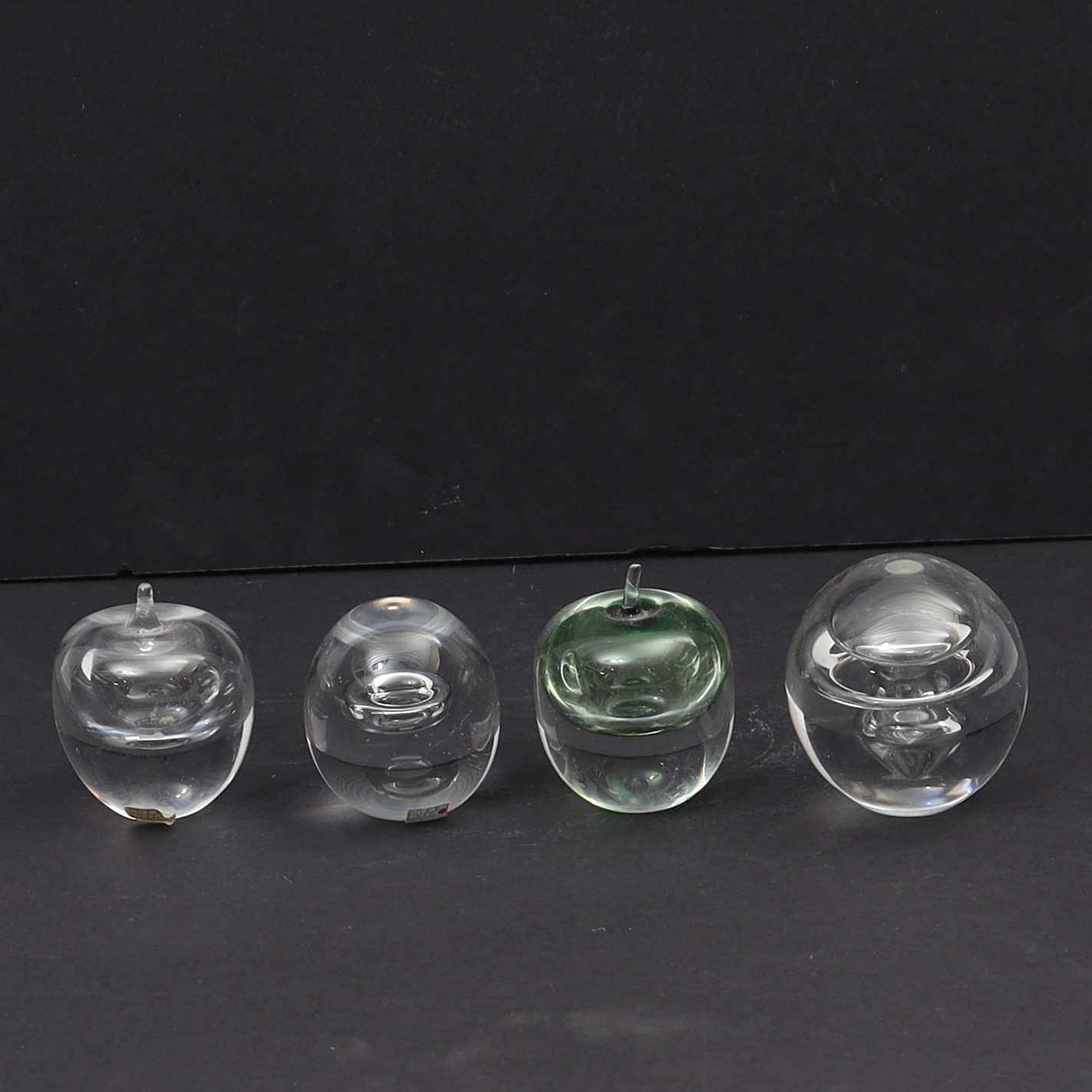 HANNE DREUTLER. Skulpturer, 4st, Studio Åhus, signerade.