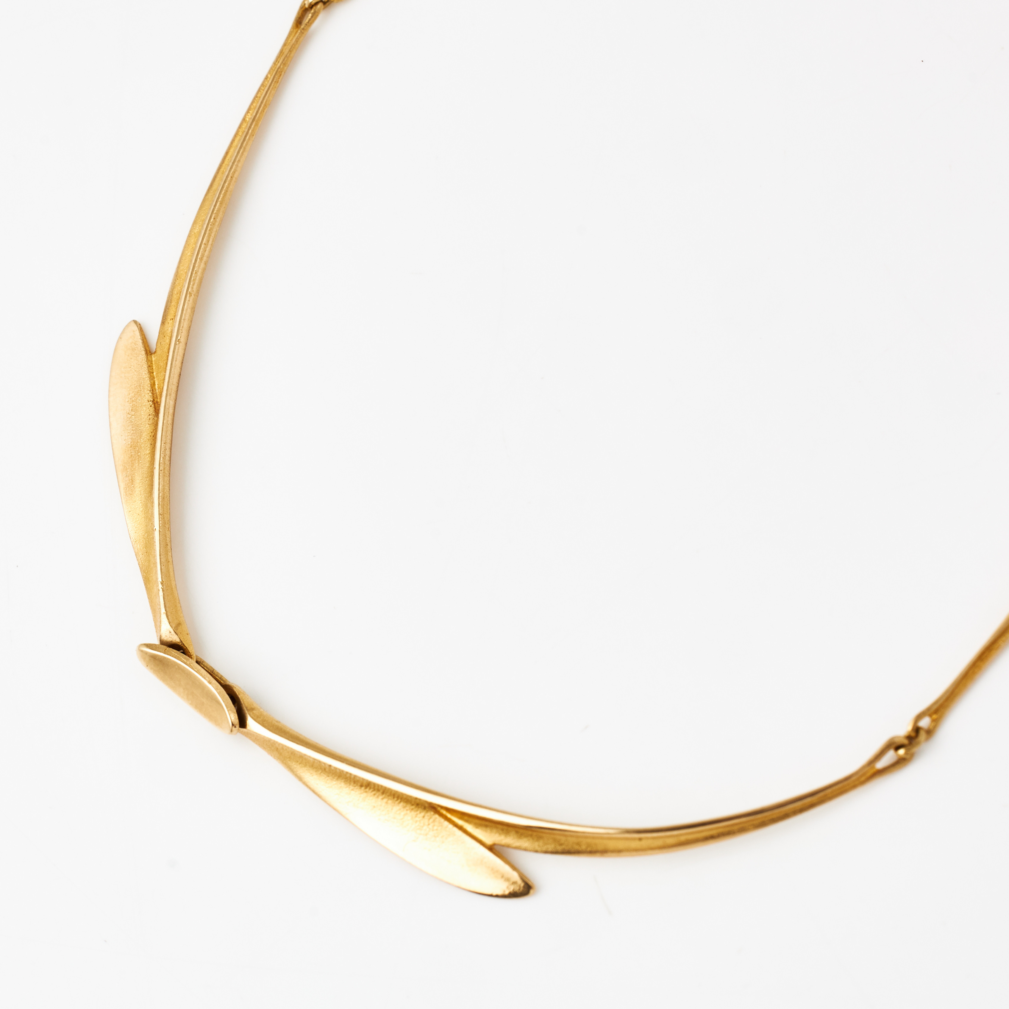 BJÖRN WECKSTRÖM, halsband, 18 k guld, klassisk stavlänk med mellanliggande ringar, Lapponia, Finland 1982.