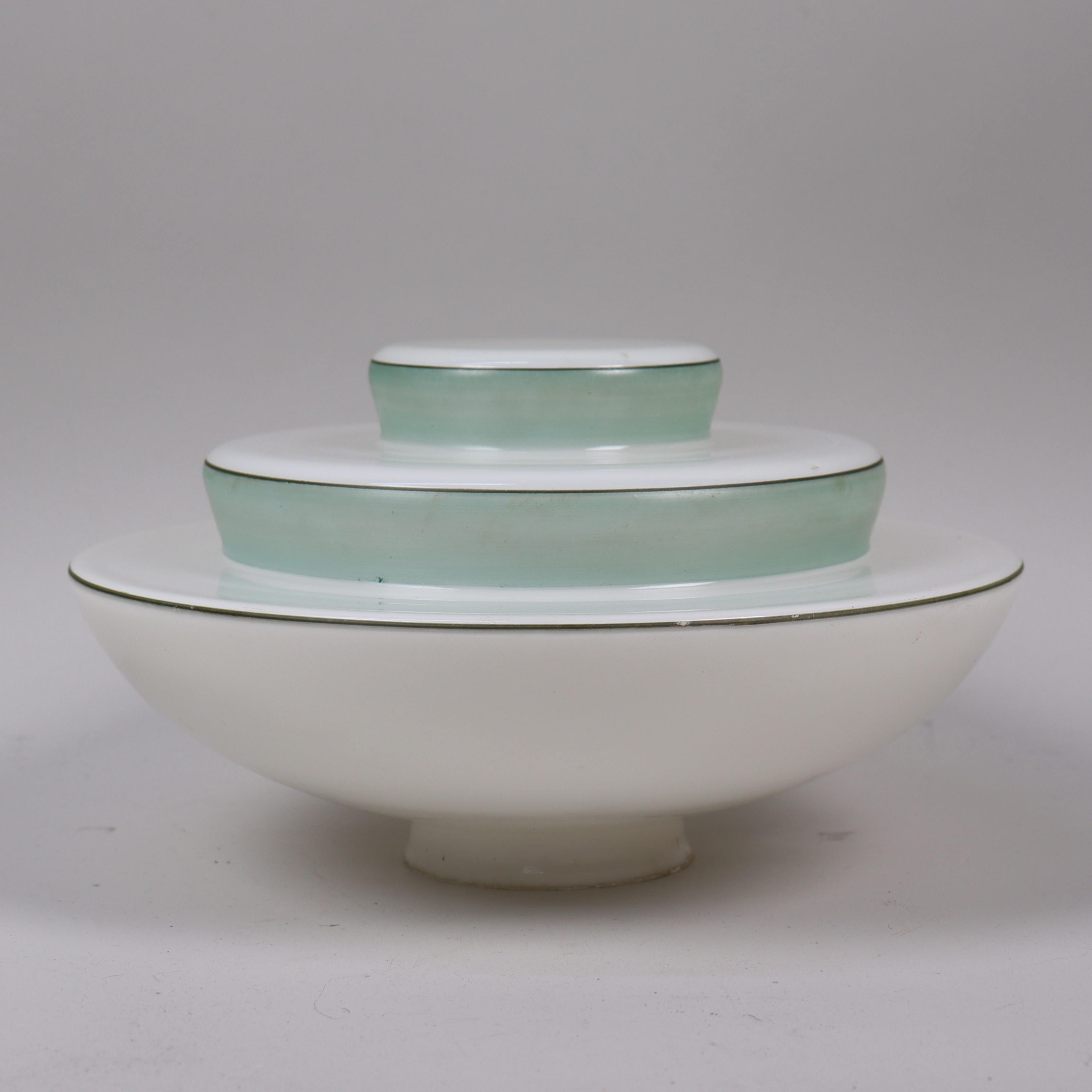 LAMPKUPA, Art Decó, bemålat glas, 1920/30-tal.