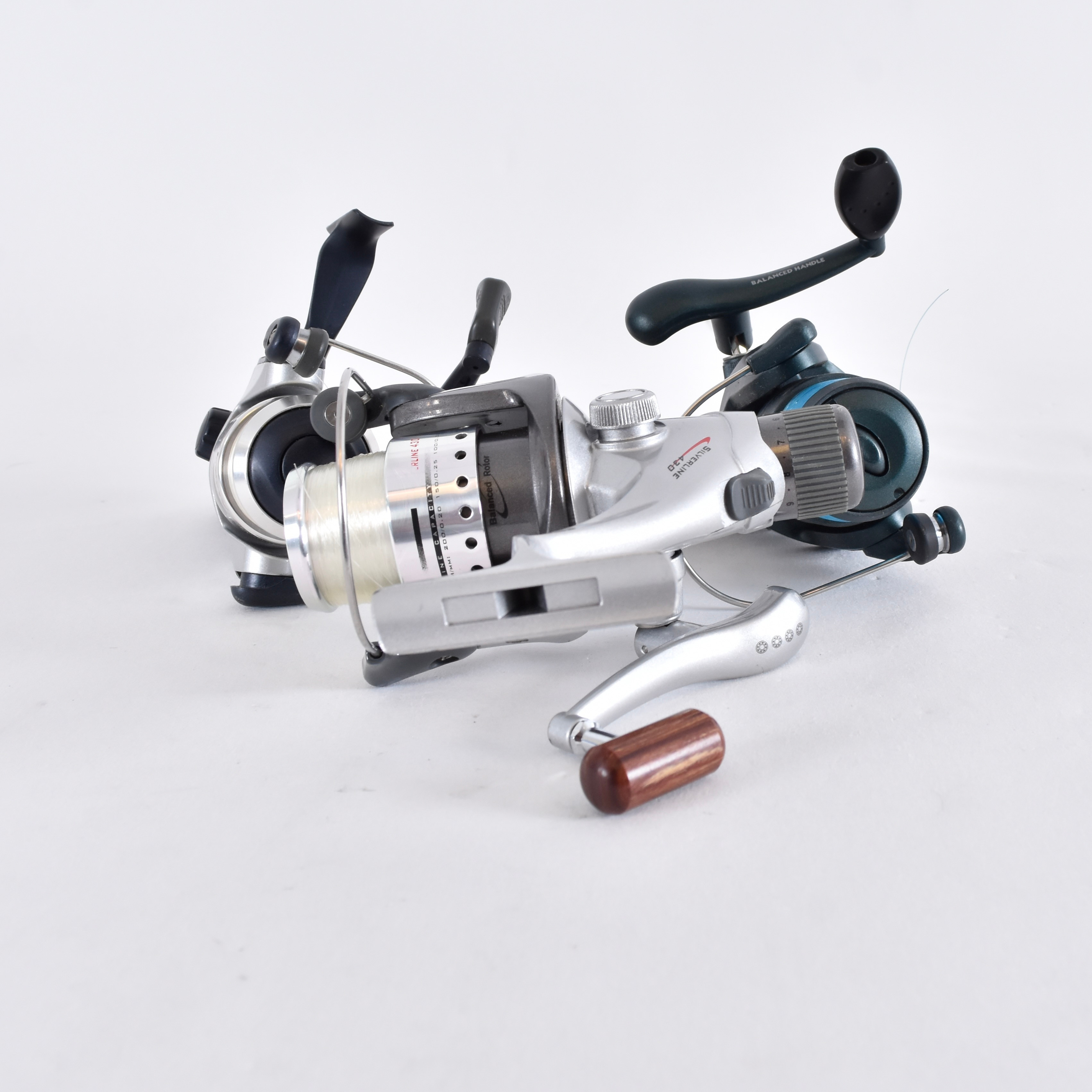 FISKERULLAR, 3-stycken, Silverline 430, Adventure 303, Silverline 330.