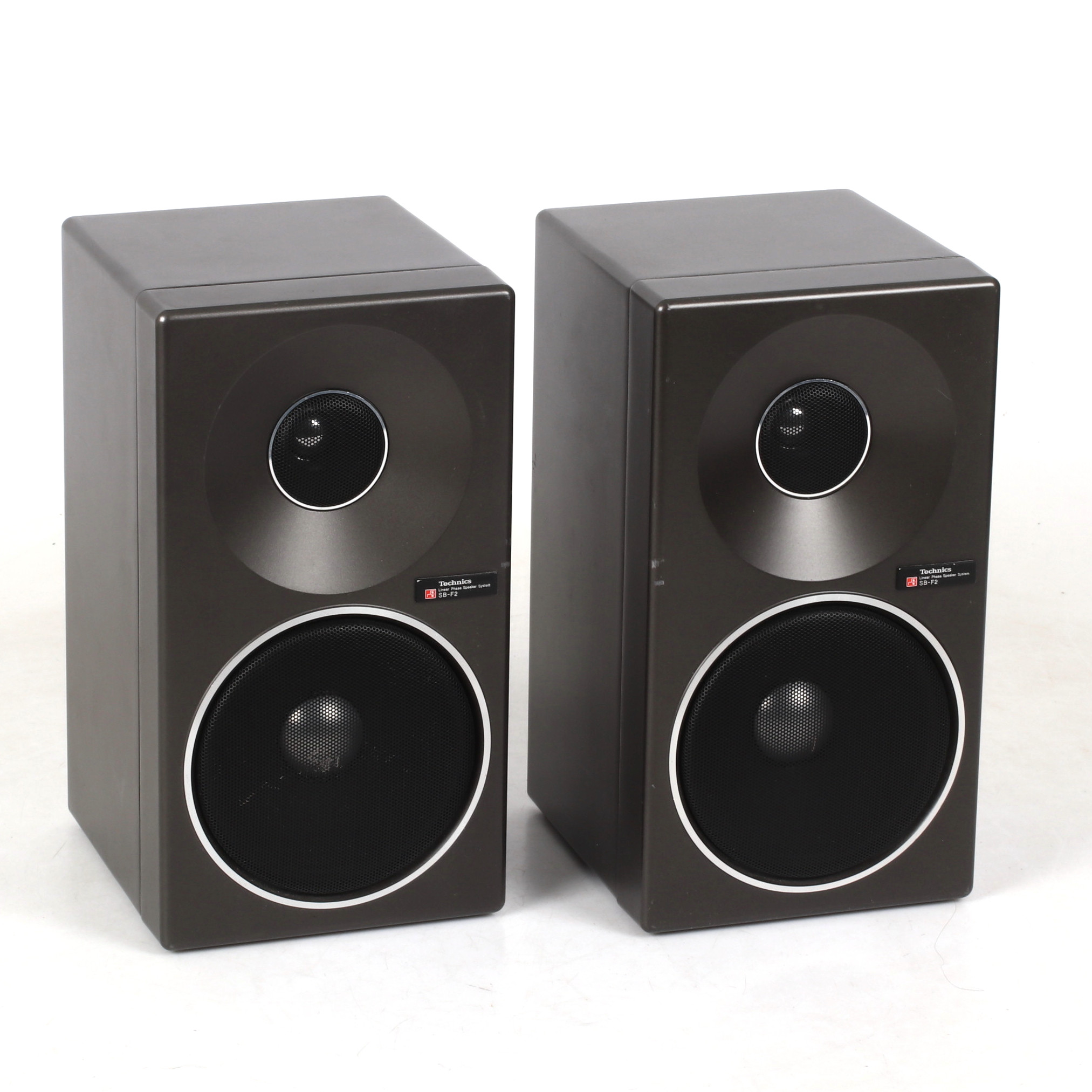 HÖGTALARE, ett par. Linear Phase Speaker. Technics, SB-F2.