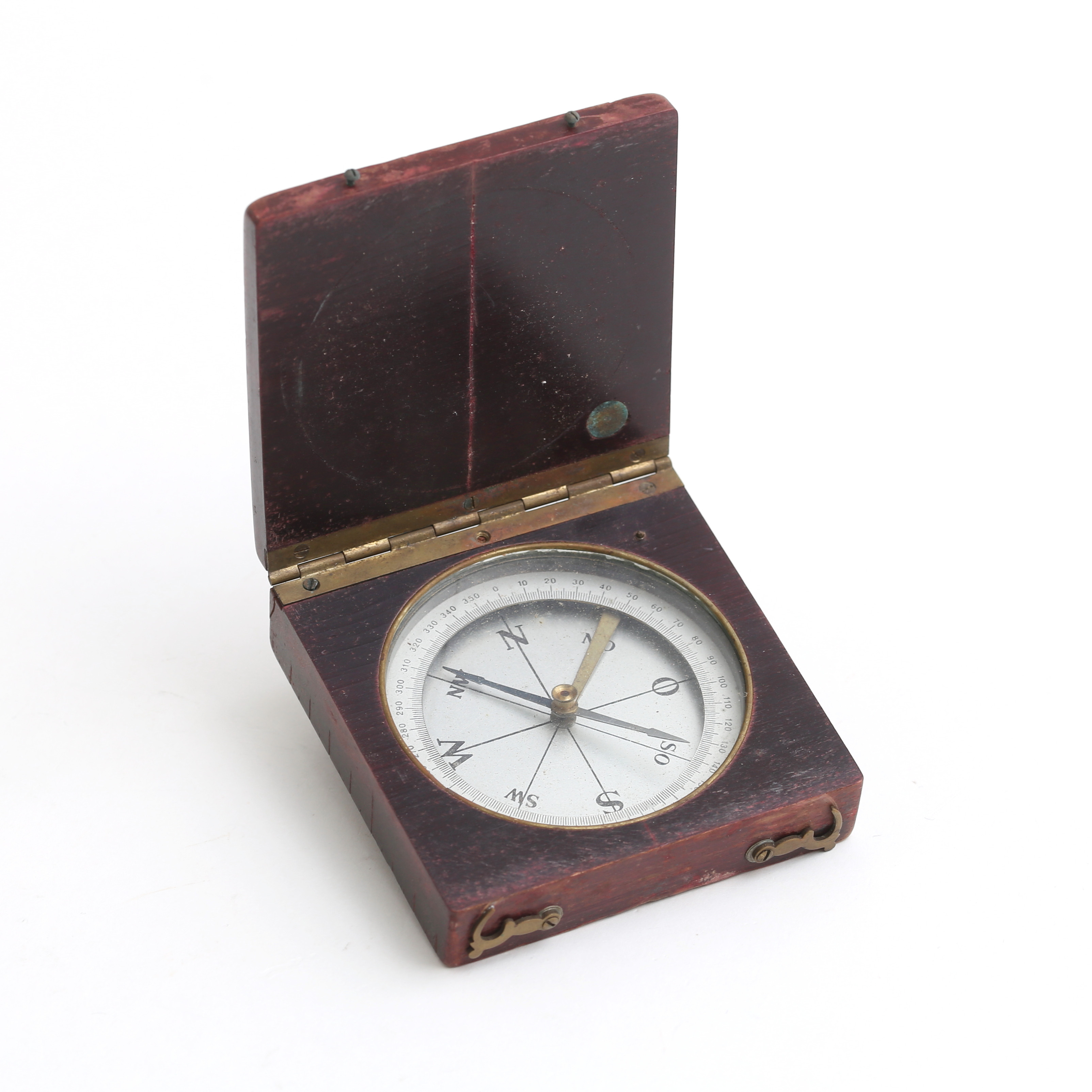RESEKOMPASS, i träetui 1800/1900-tal.