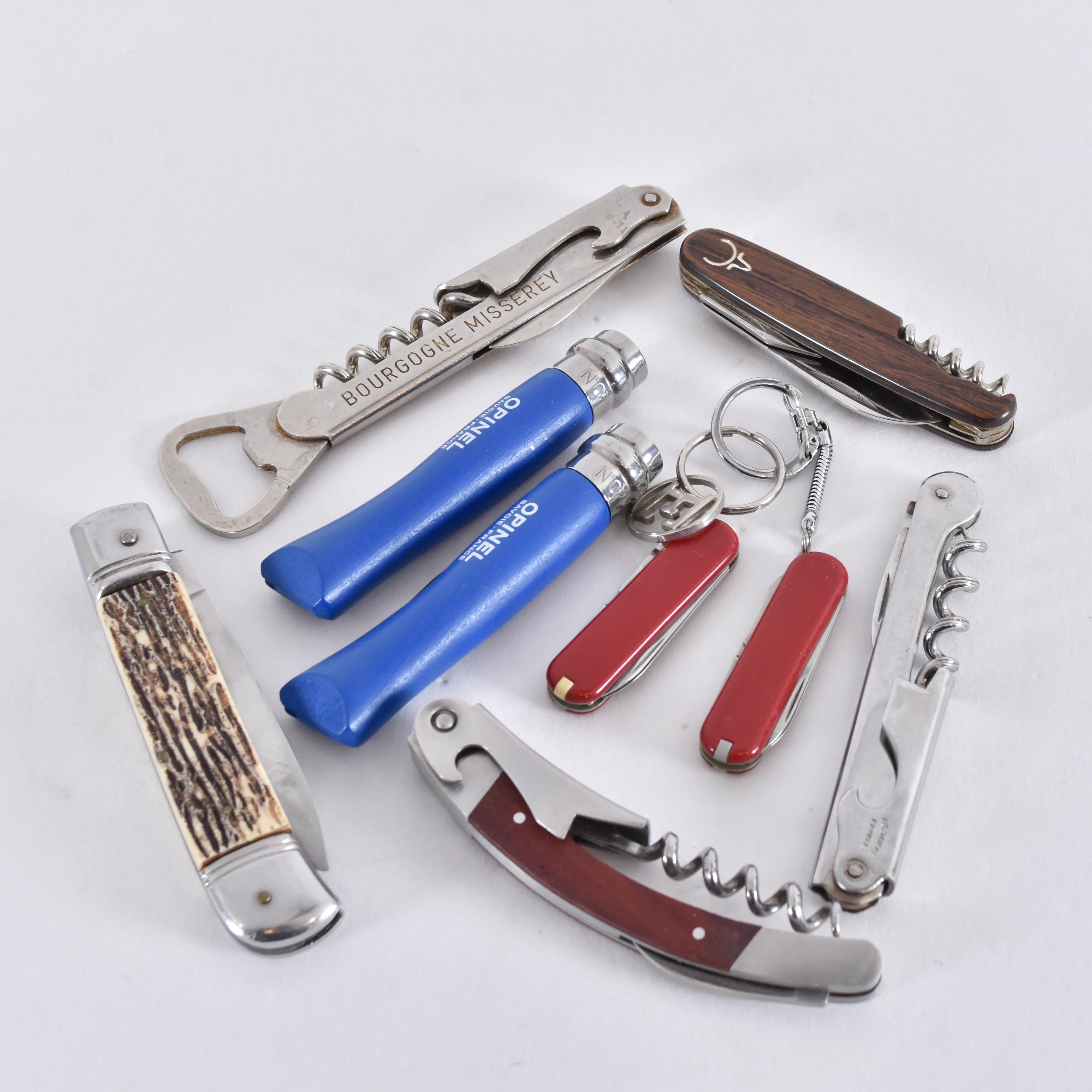 FICKKNIVAR SAMT KORKSKRUVAR, 9-delar, 1900-talets senare del.