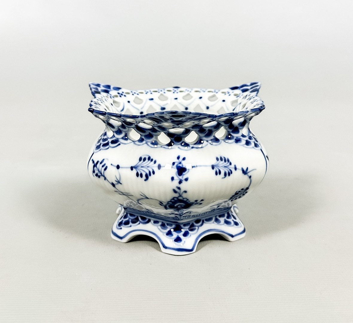 MUSSELMALET, sockerskål, Royal Copenhagen, Danmark.