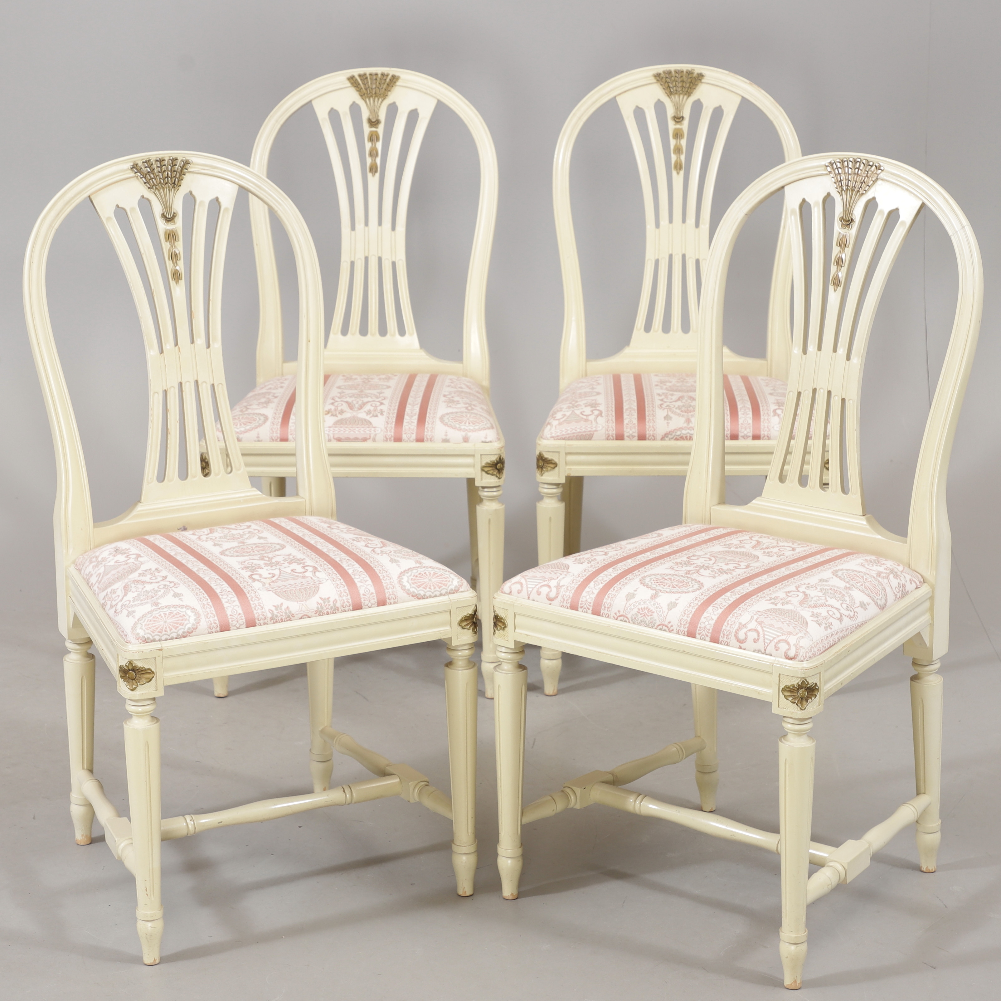 STOLAR, 4 st, gustaviansk stil, "Axet", 1900-talets mitt.