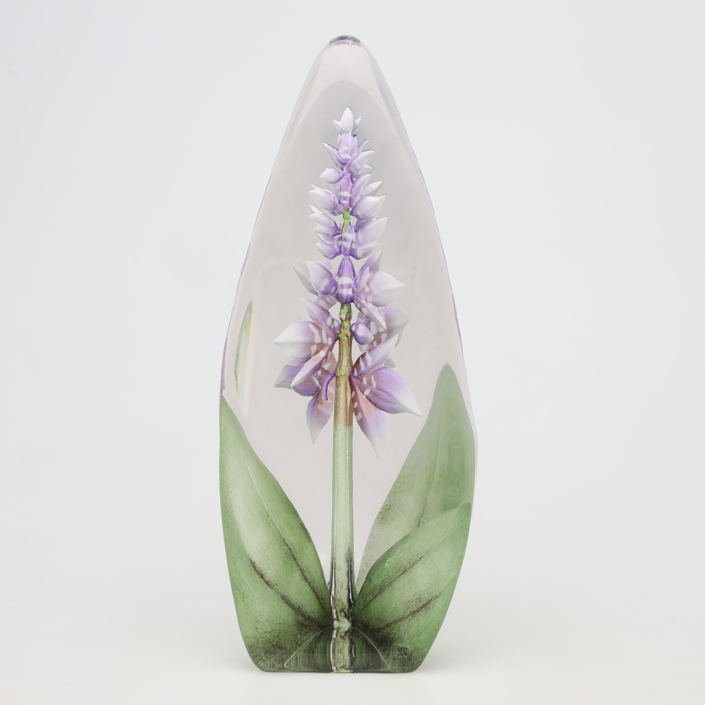 MATS JONASSON. GLASSKULPTUR, Målerås Glasbruk.