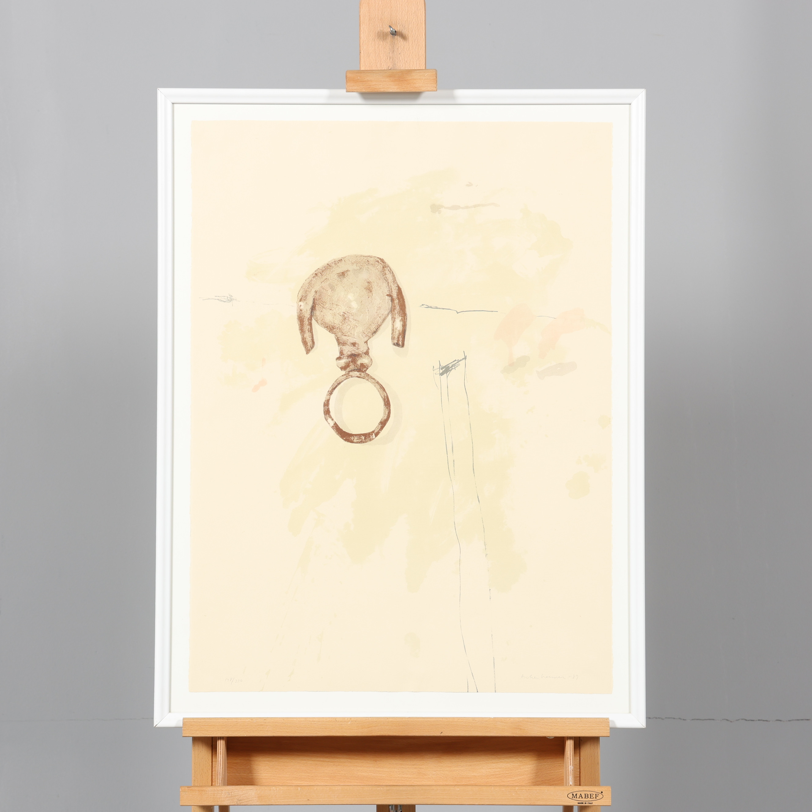 LENNART ASCHENBRENNER. LITOGRAFI, signerad, daterad -89, numrerad 148/330.