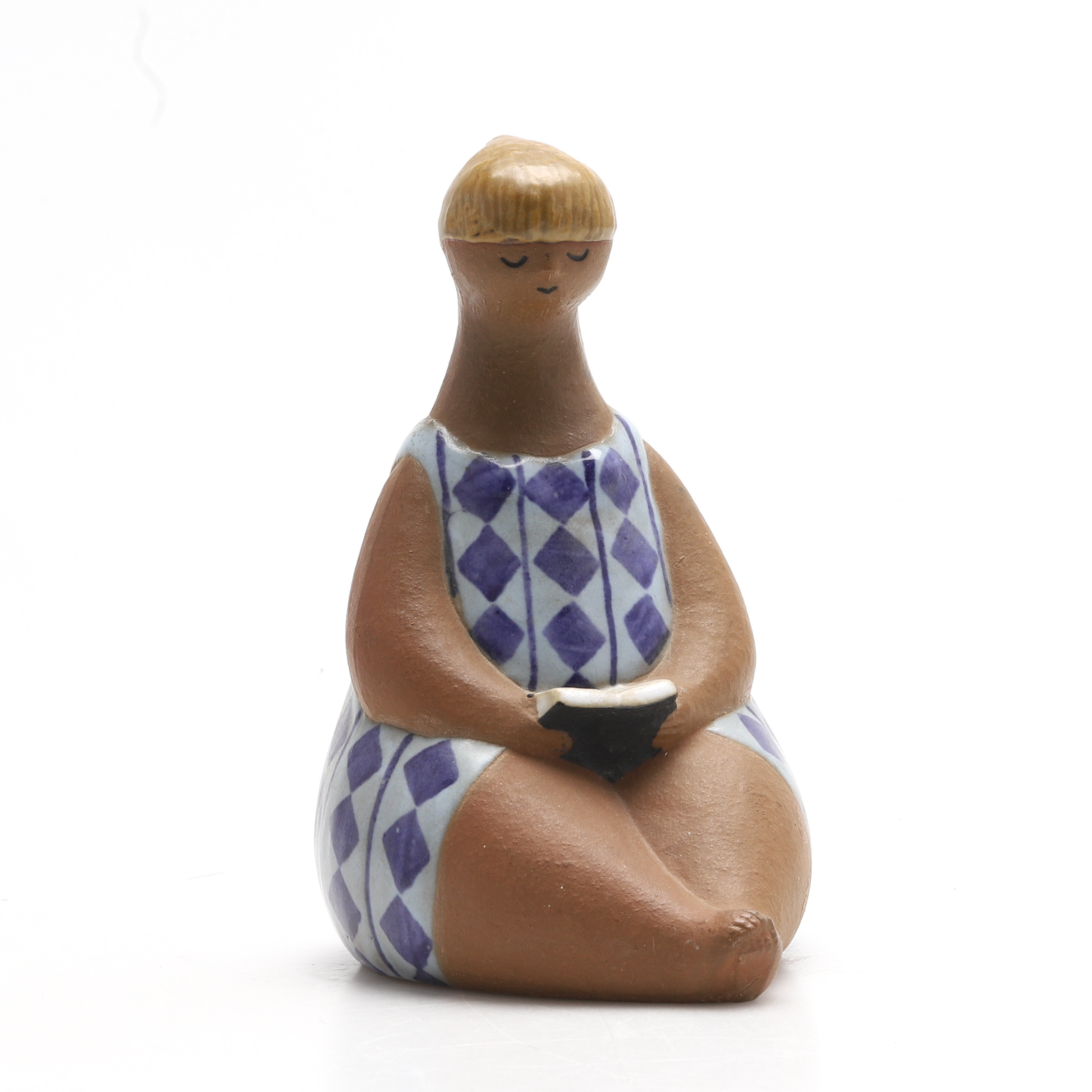 LISA LARSON. Figurin, "Amalia", ur serien "ABC-flickorna", Gustavsberg.