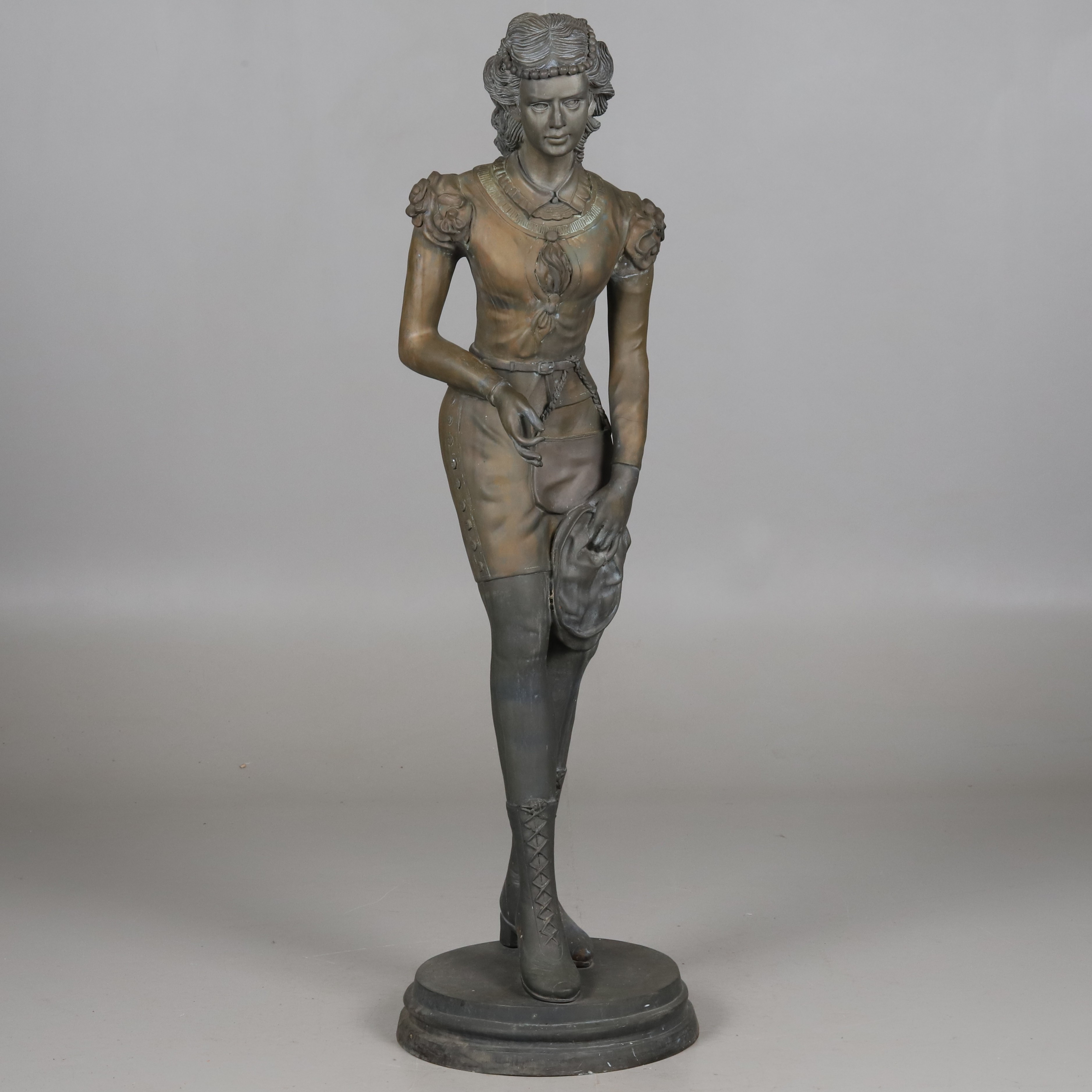 OIDENTIFIERAD KONSTNÄR. Staty, brons, 1900-talets andra hälft.