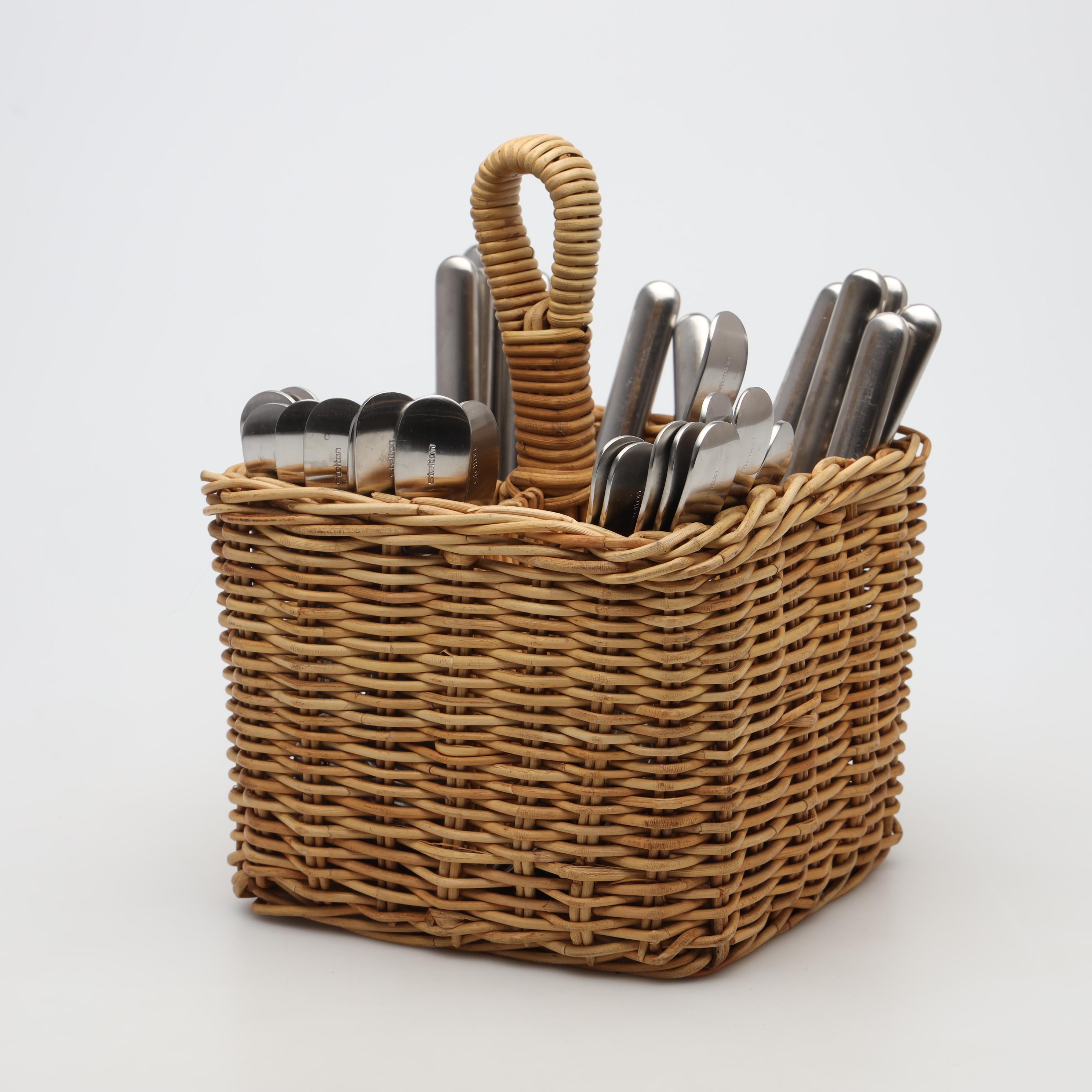 BESTICK, 36 delar, i korg, "Una", Stelton.