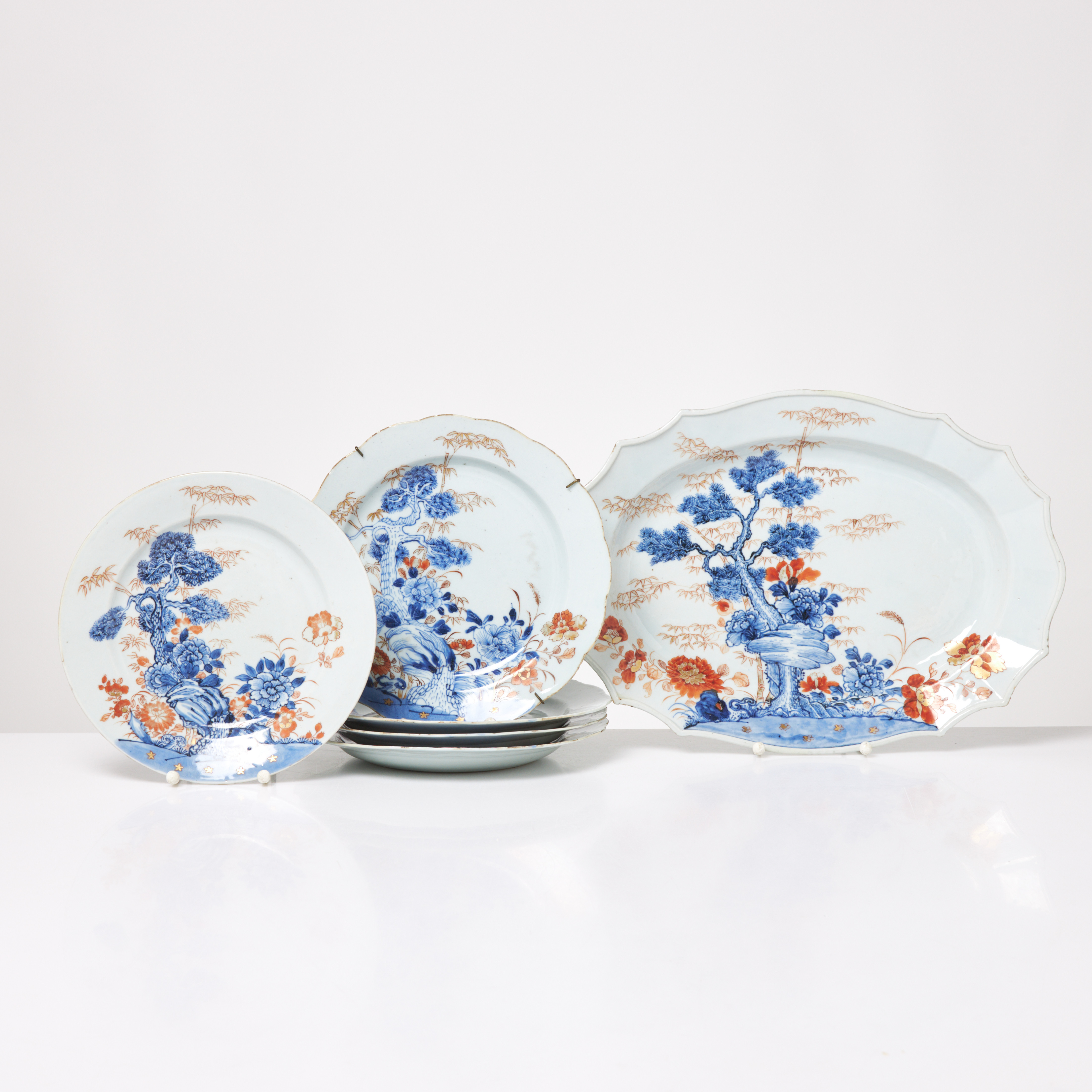 FAT, 8 dlr, Kina, porslin, imaridekor, 1800-tal.