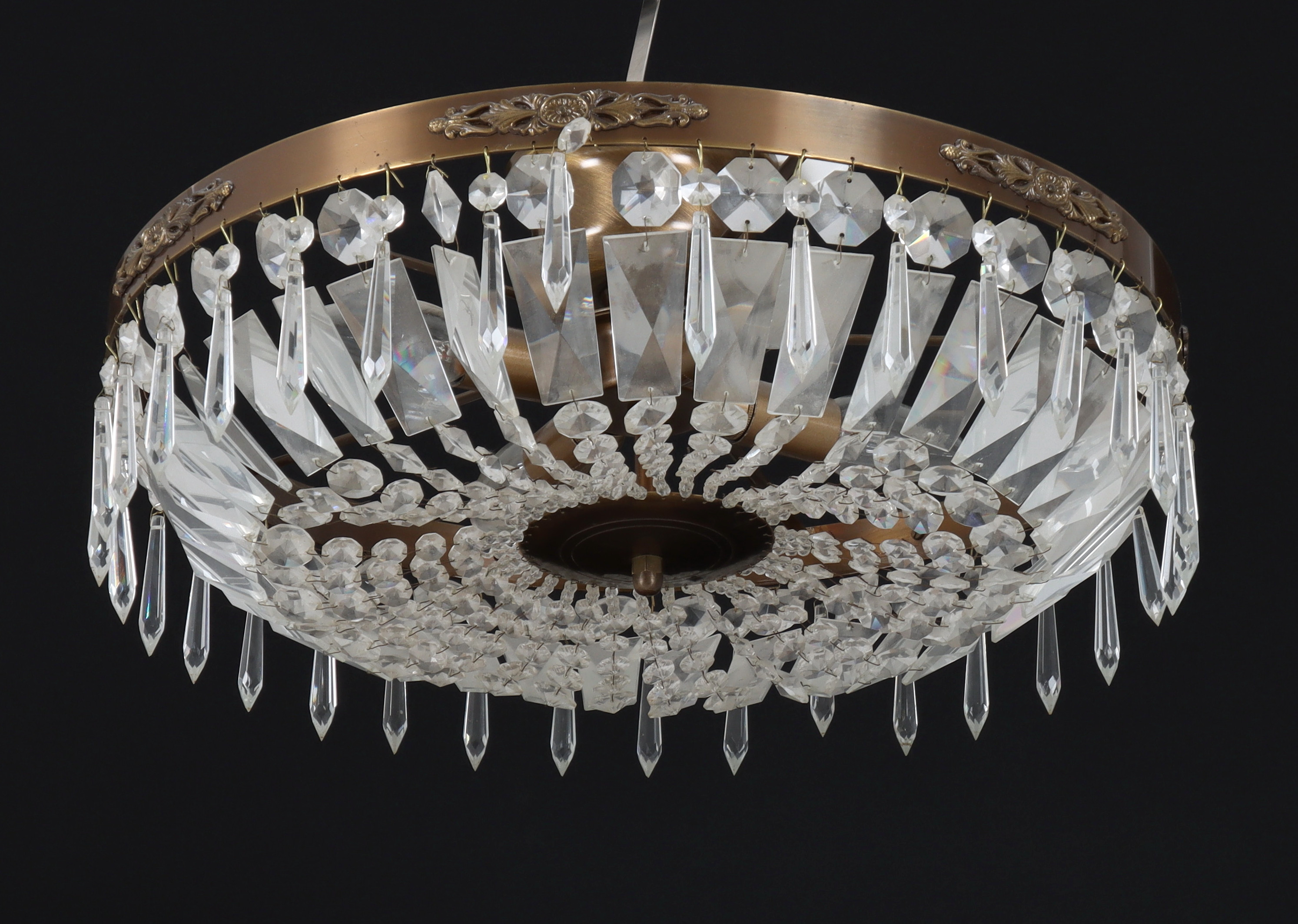 LJUSKRONA, plafondmodell, Ringus AB, 1900-talets slut.