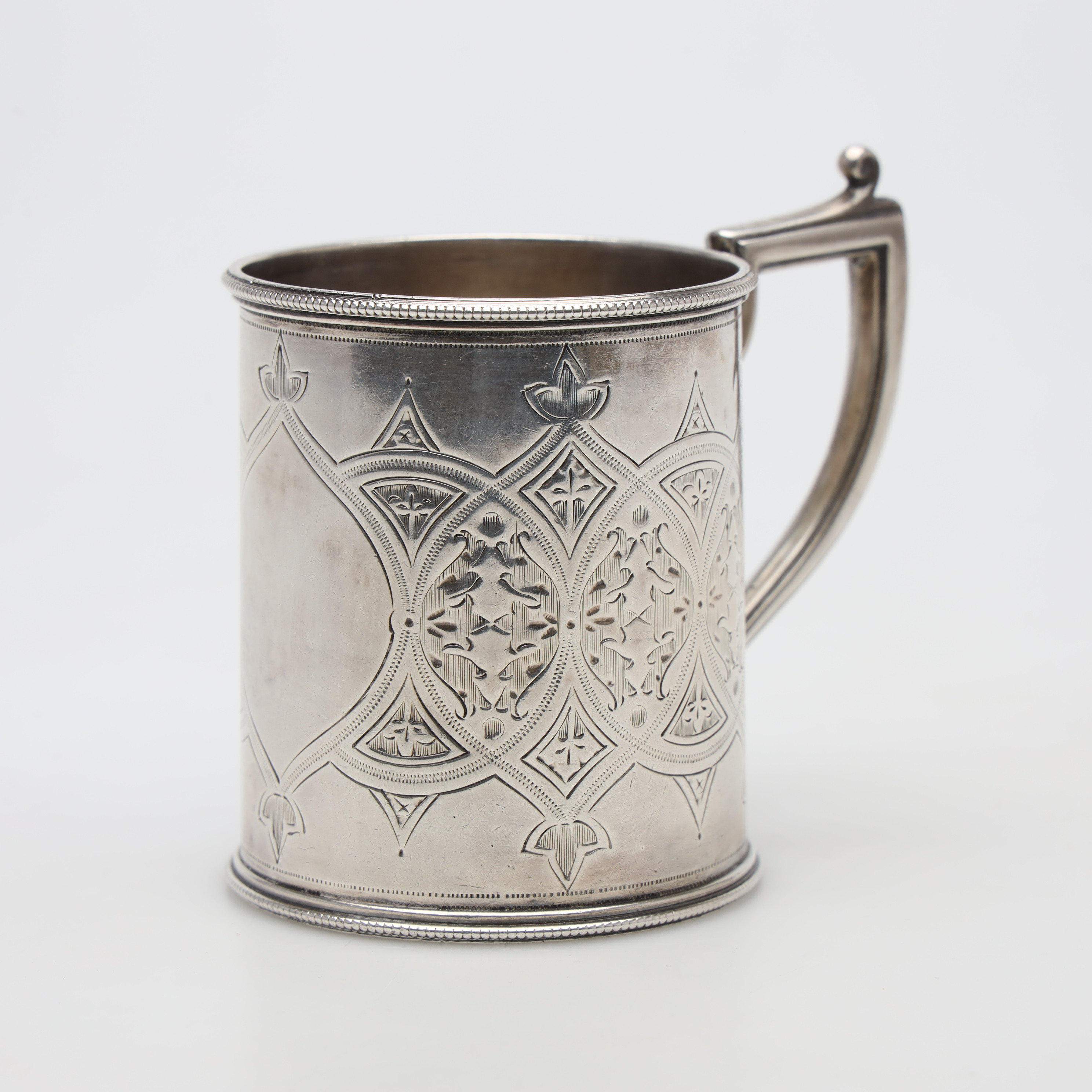 BÄGARE, silver, Hardford & son. England, vikt ca 110 gram.