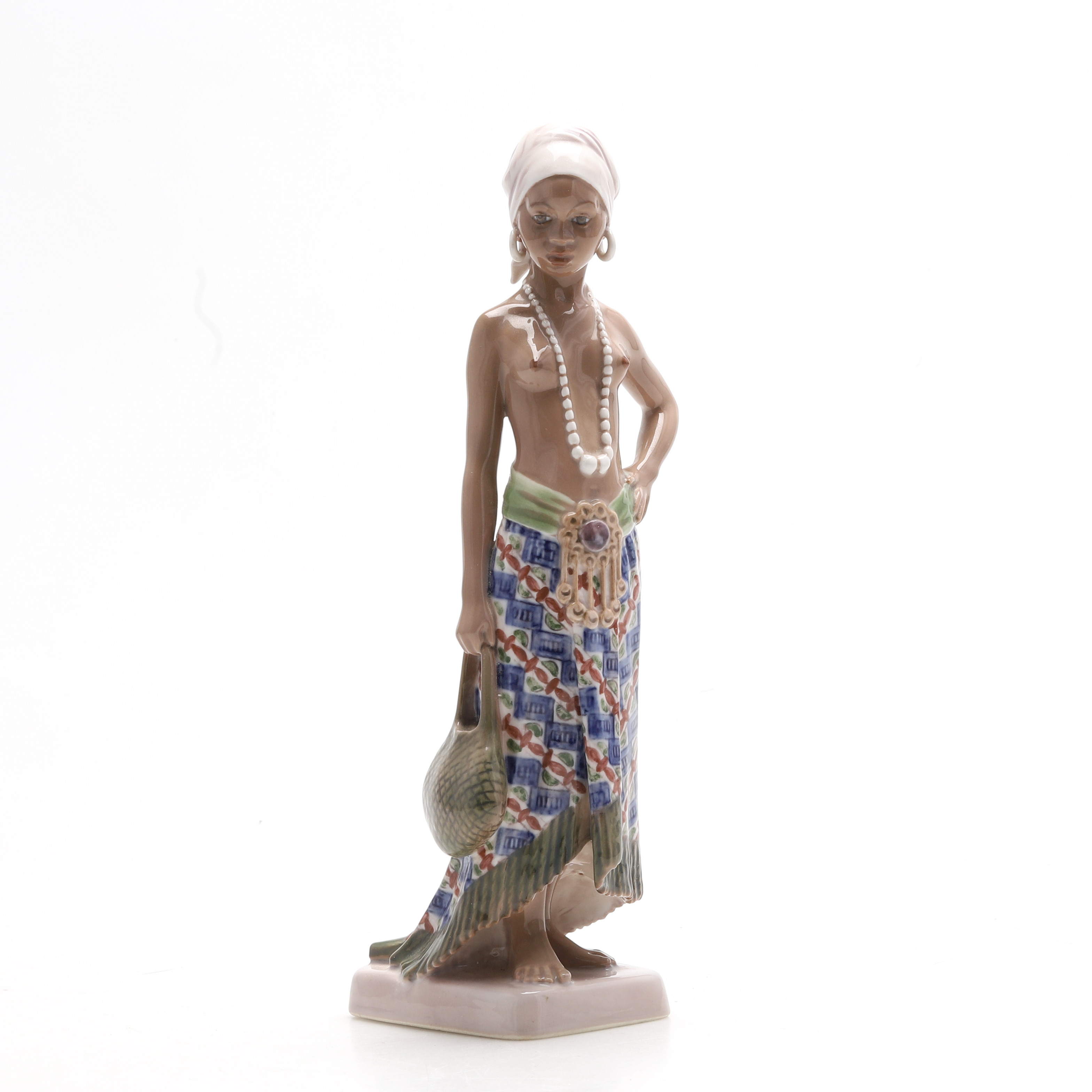 FIGURIN, "Flicka från Sierra Leone", modell 1117, Dahl Jensen, Danmark.