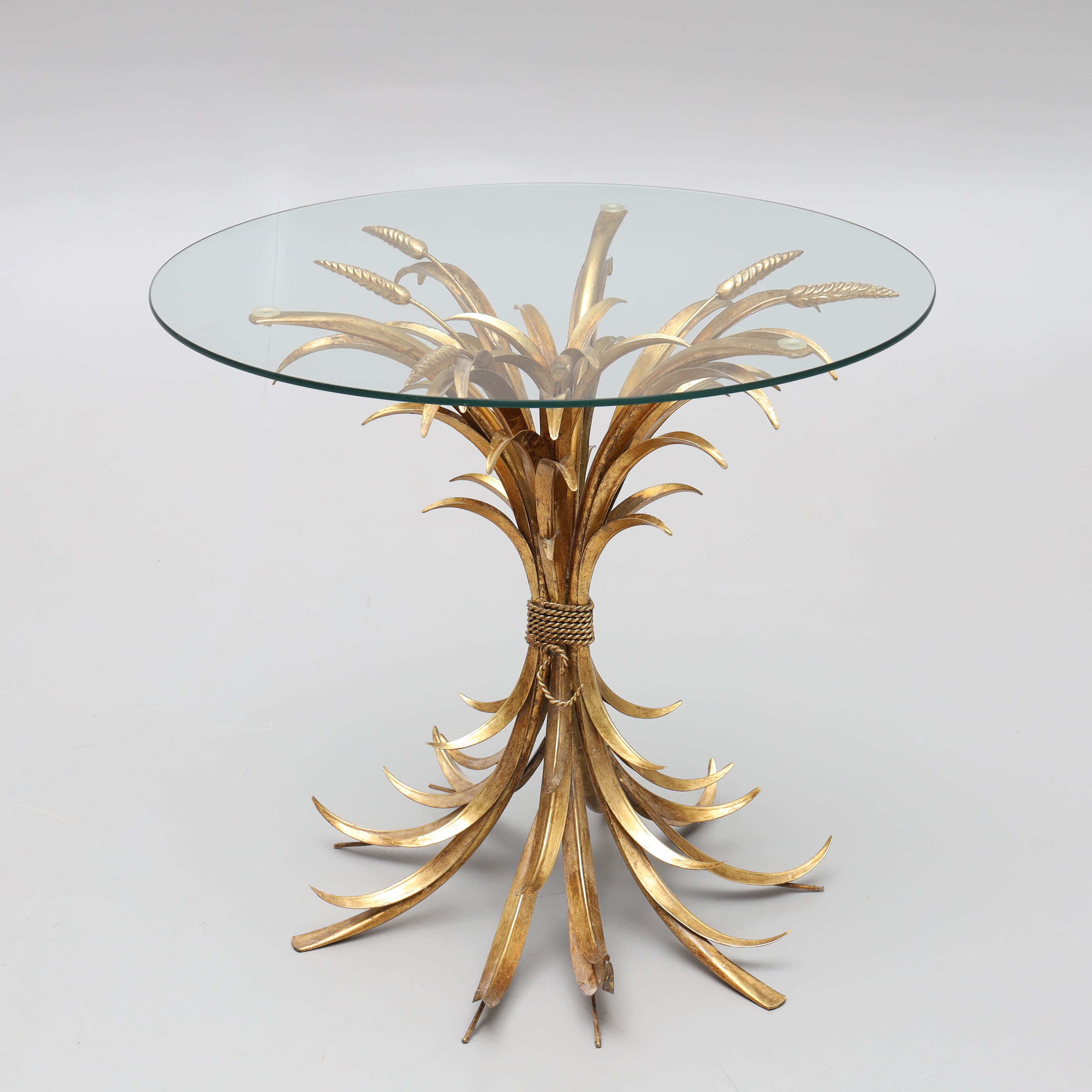 HANS KÖGL, sidobord, metall samt glas, 1970-tal.