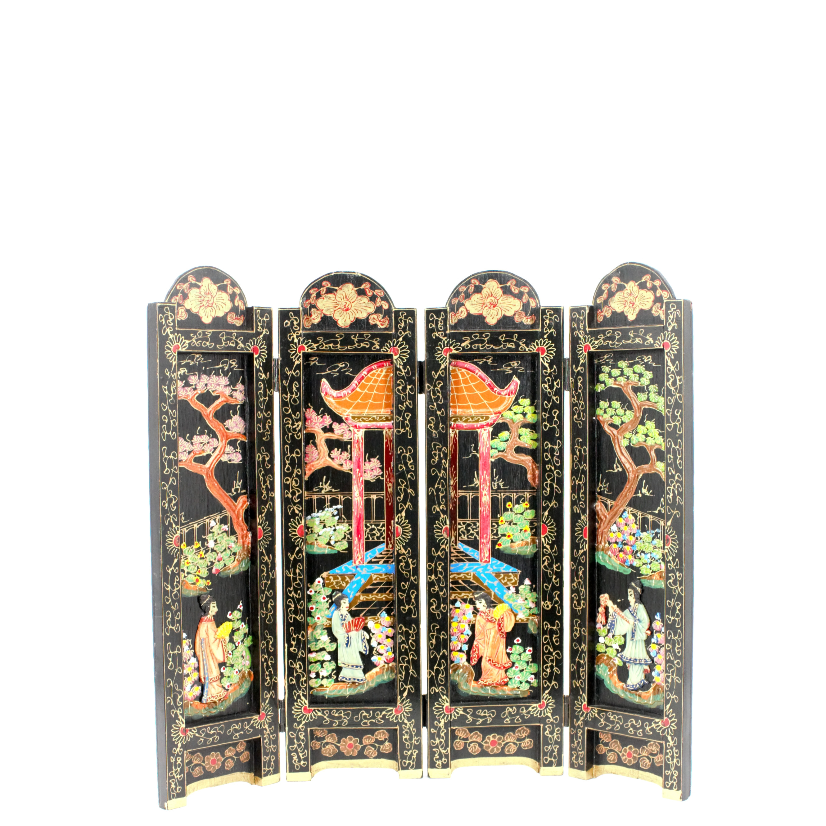 VIKSKÄRM, fönstermodell, 4-delad, "Pingfeng", Kina.