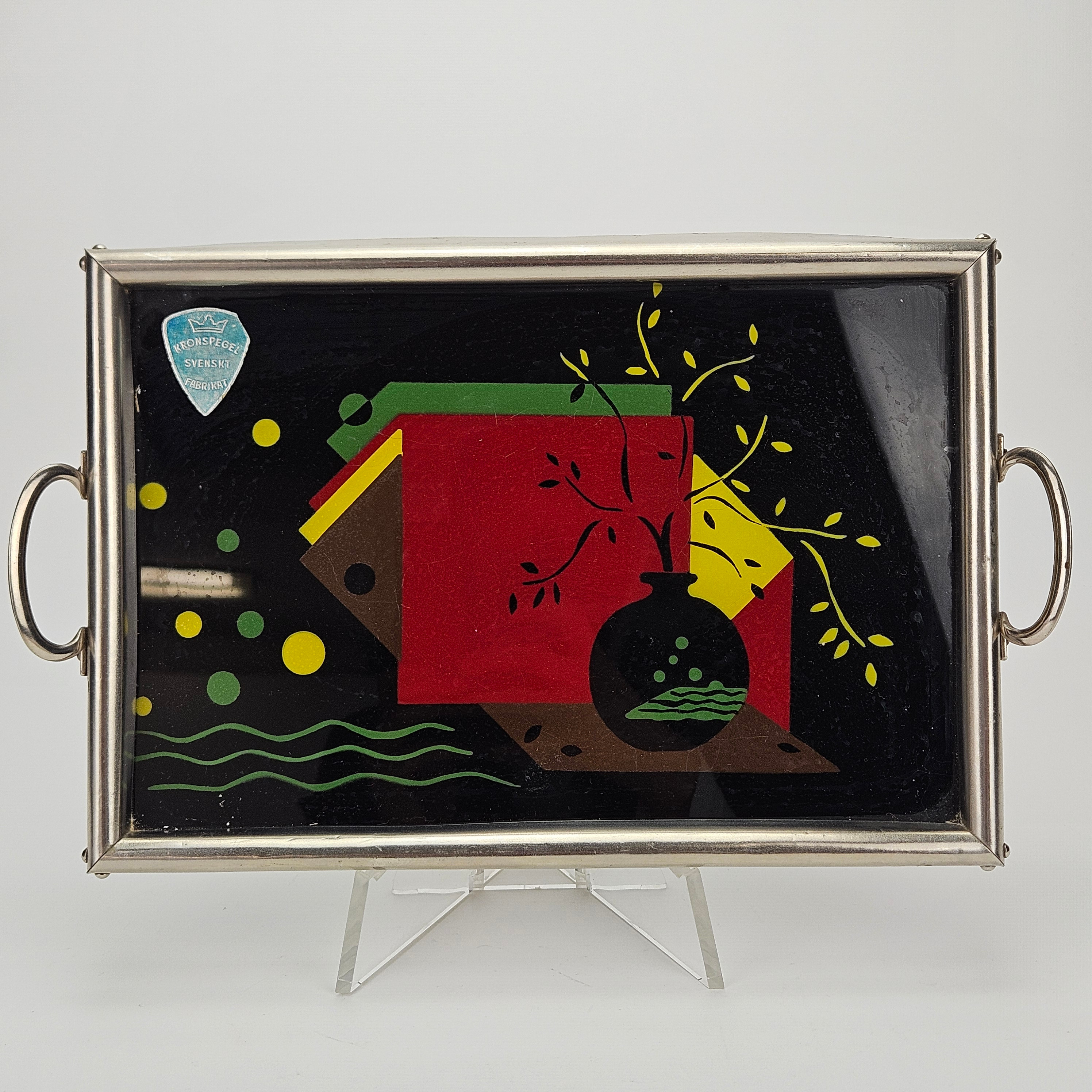 BRICKA, Art Deco-stil, Kronspegel, 1900-talets första hälft.