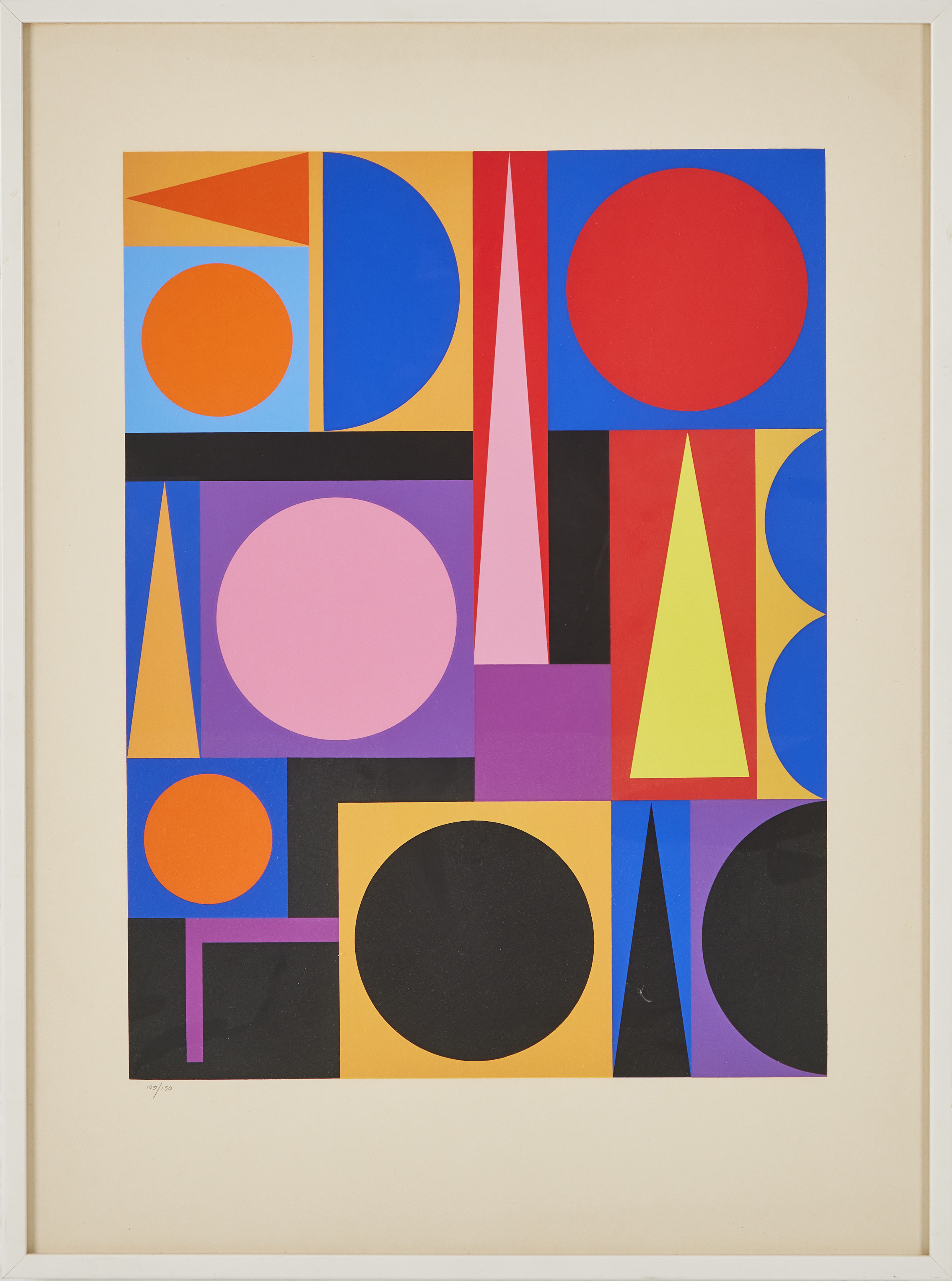AUGUSTE HERBIN (FRANKRIKE 1882-1960). "Vitalité" serigrafi, numrerad.