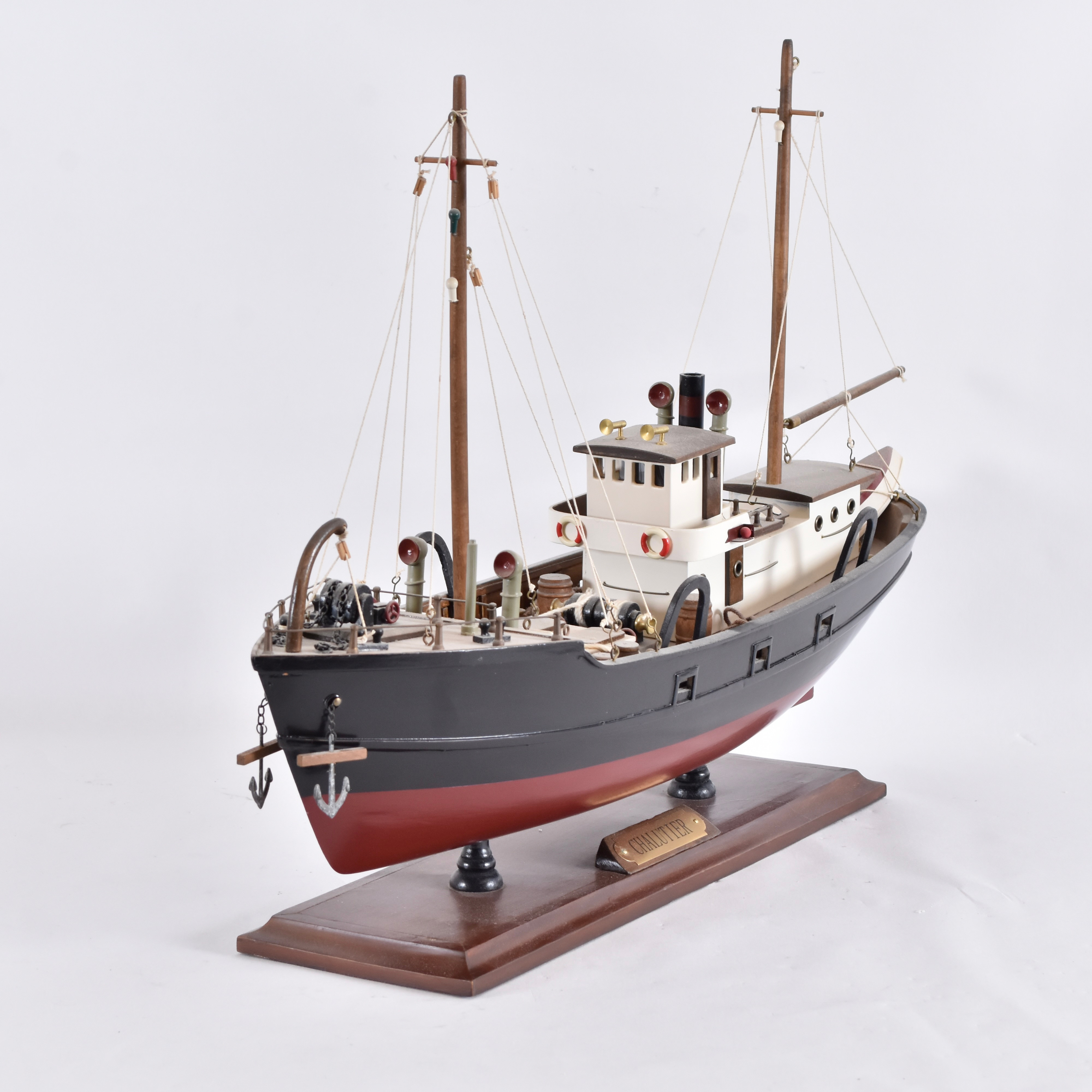 FARTYGSMODELL, fiskebåt, 1900-tal.