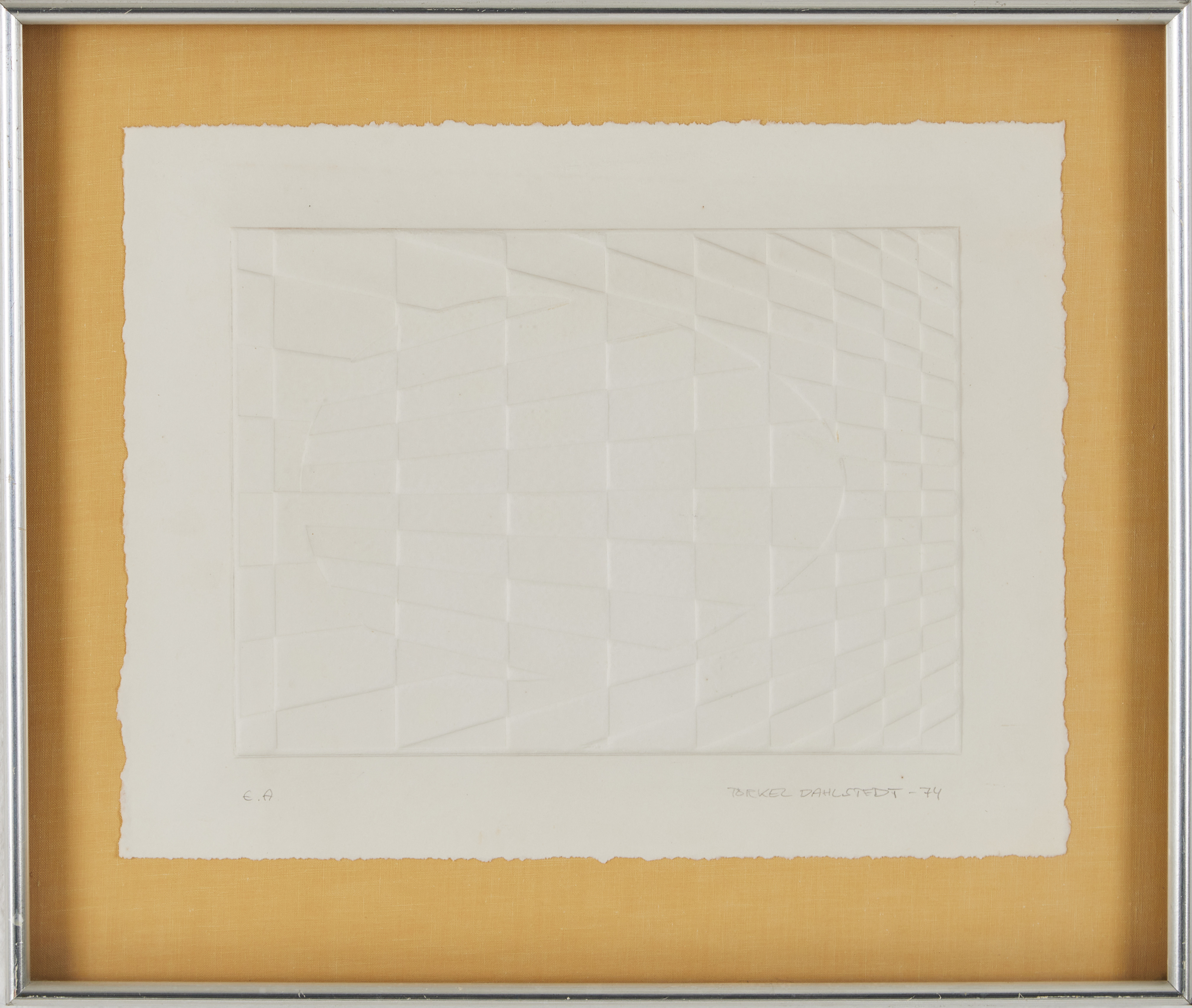 TORKEL DAHLSTEDT ( 1942). Komposition med papper i relief, signerad Torkel Dahlstedt, - 74.