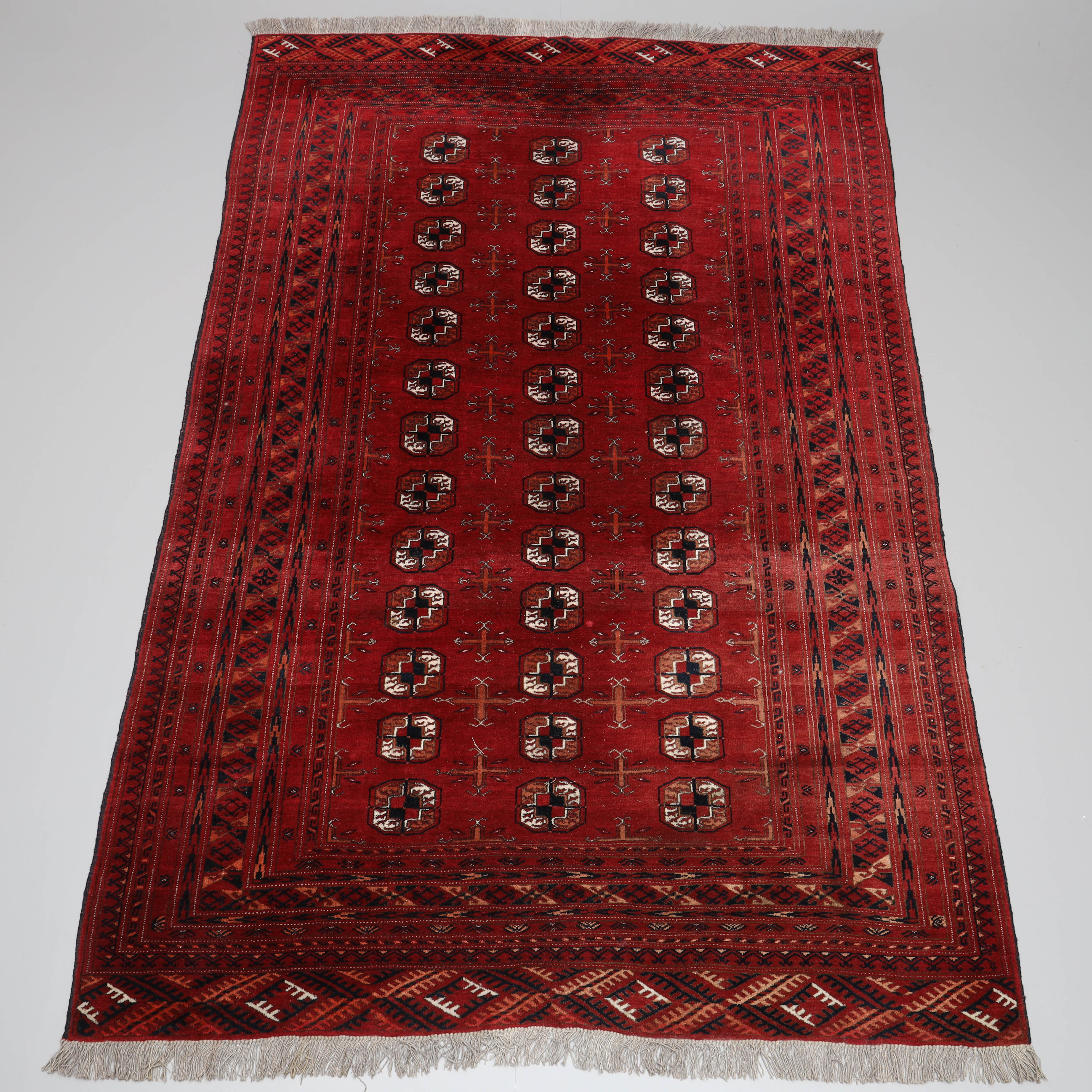 MATTA, handknuten, Afghan, etikettmärkt Martin Sommerfeld, Stockholm.