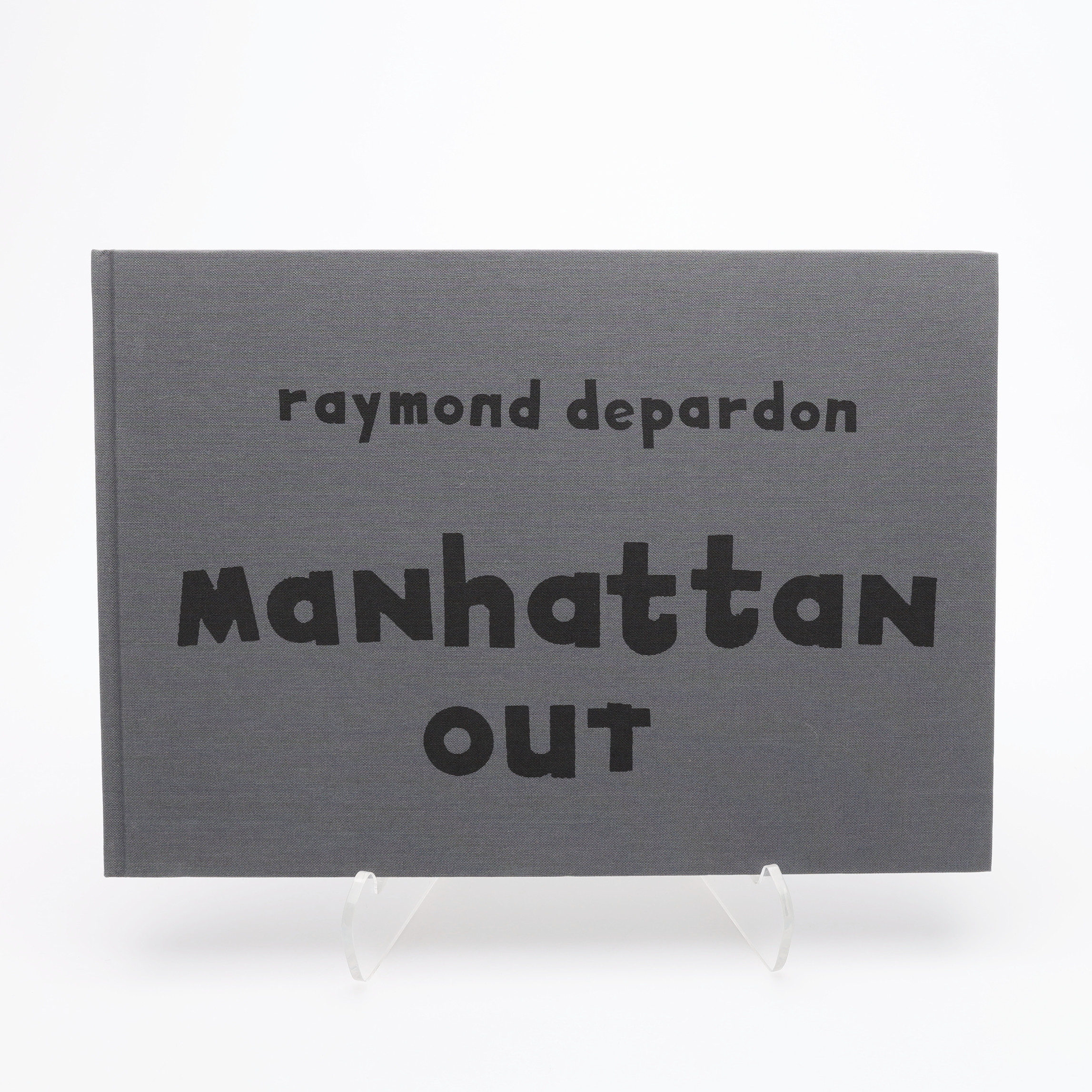 FOTO. DEN FRANSKE FOTOGRAFEN RAYMOND DEPARDONS "MANHATTAN OUT" I FÖRSTA UPPLAGAN, 2008.