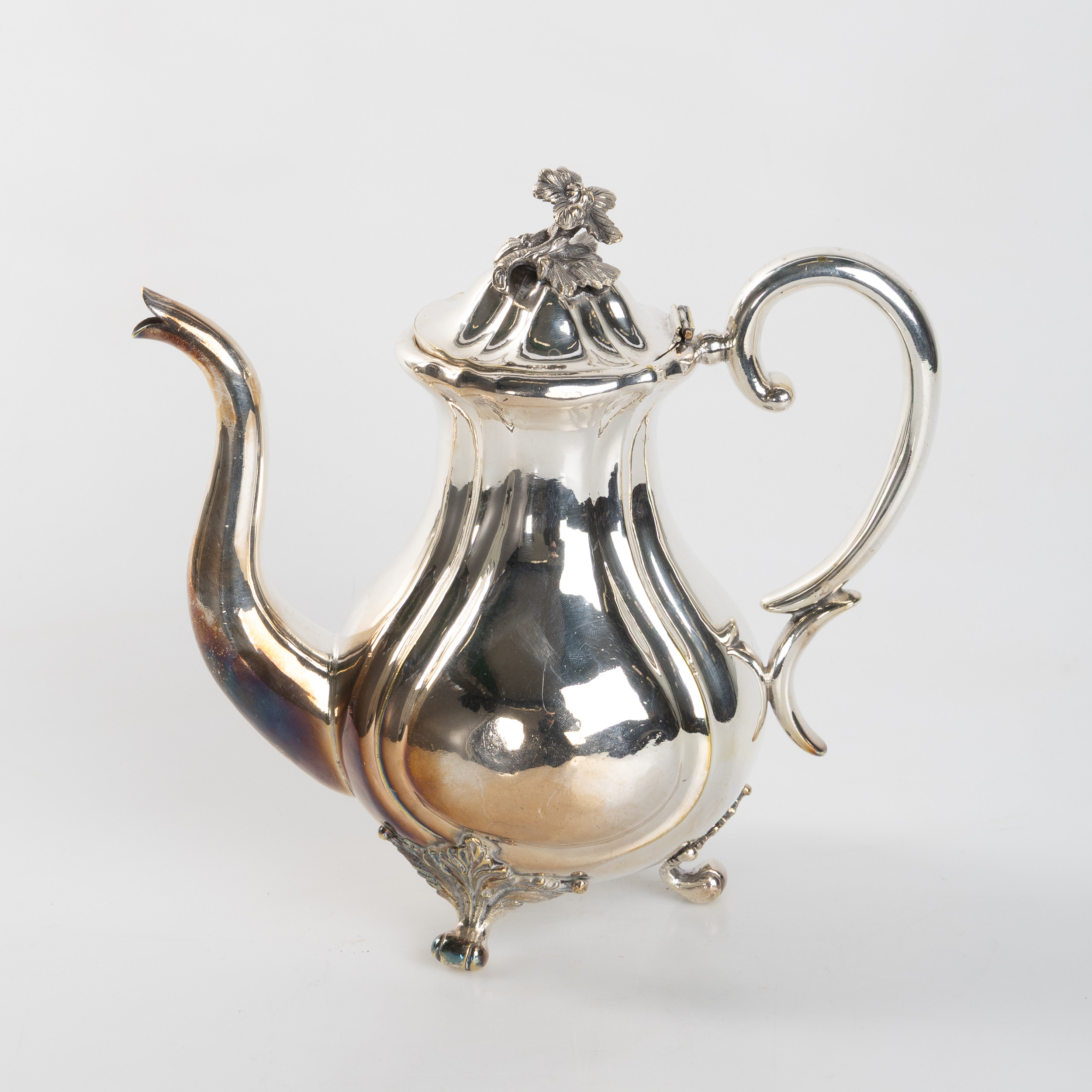 KANNA, nyrokoko, silver, G.J Stål, 1800-tal.