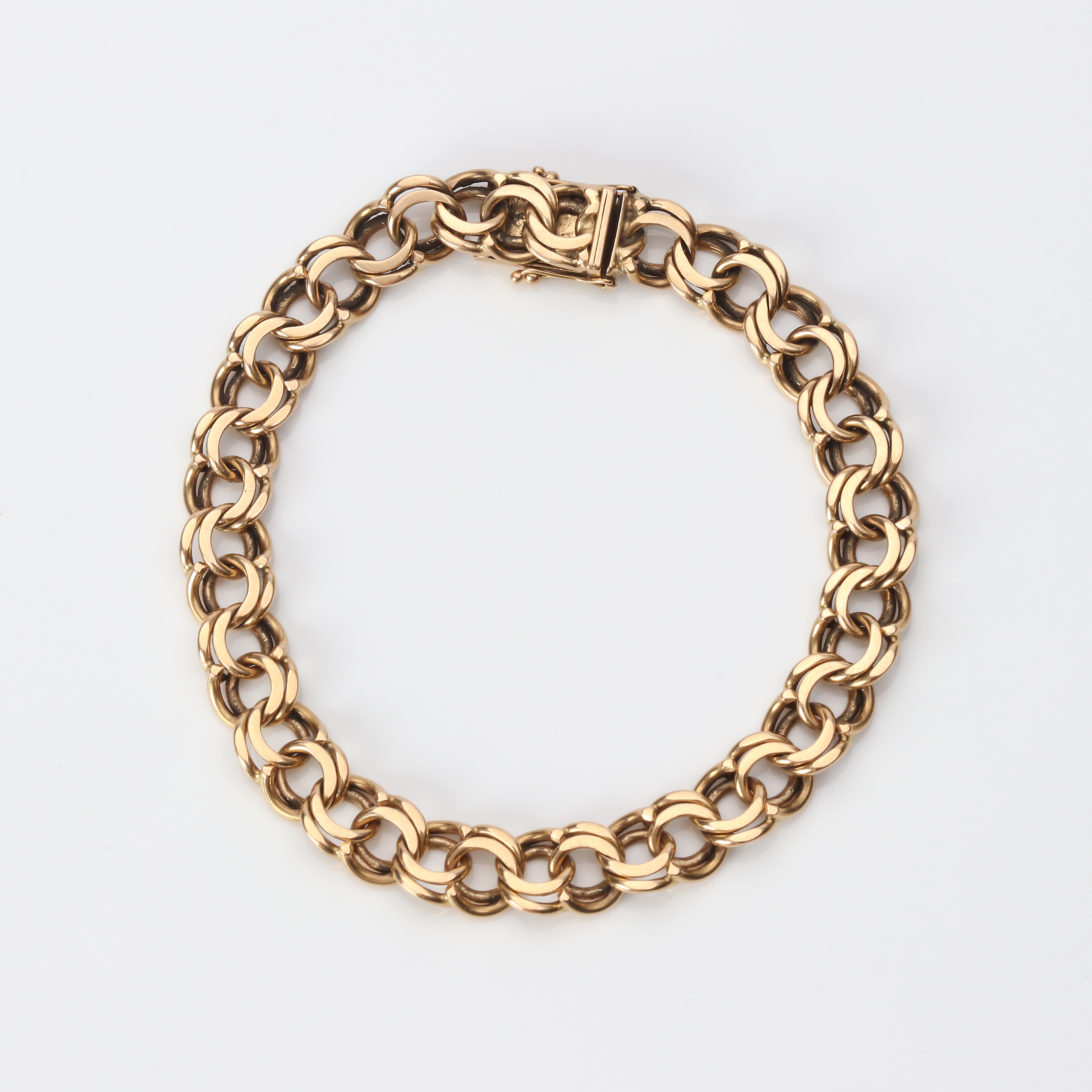 ARMBAND, BISMARCKLÄNK. 18k guld, vikt ca 26,9 gram.